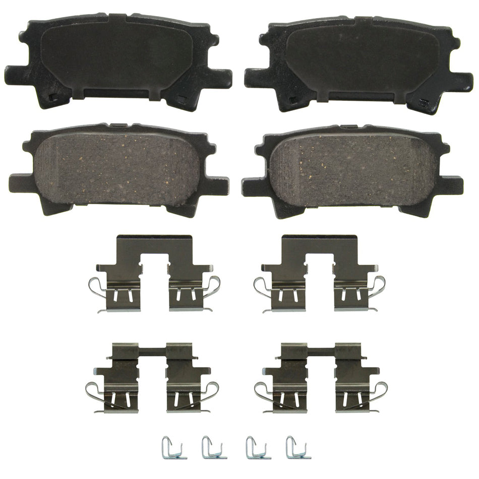 Centric Posi-Quiet Ceramic Brake Pads with Shims and Har CBP105.09960