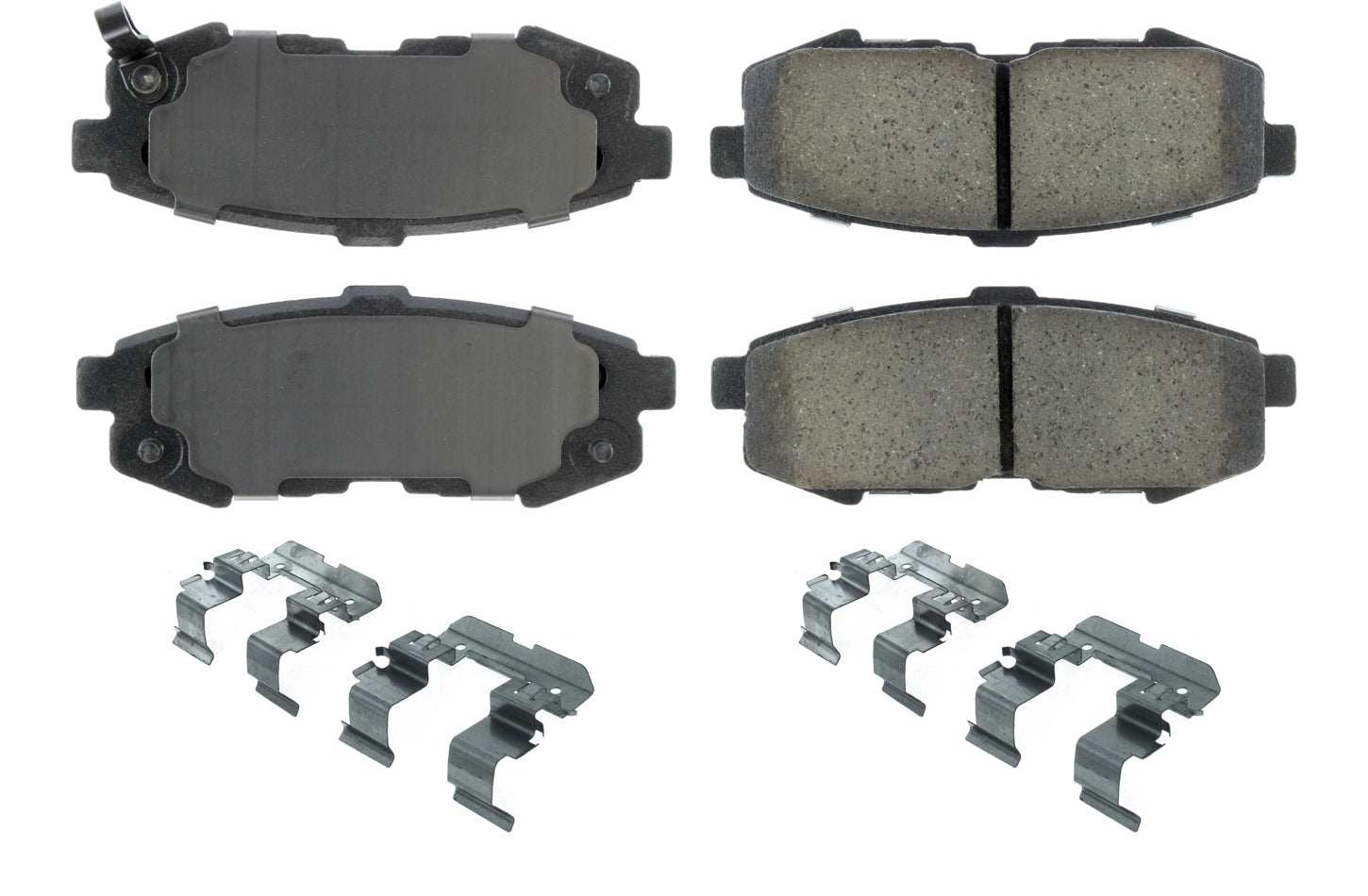 Centric Posi-Quiet Ceramic Brake Pads with Shims and Har CBP105.10730