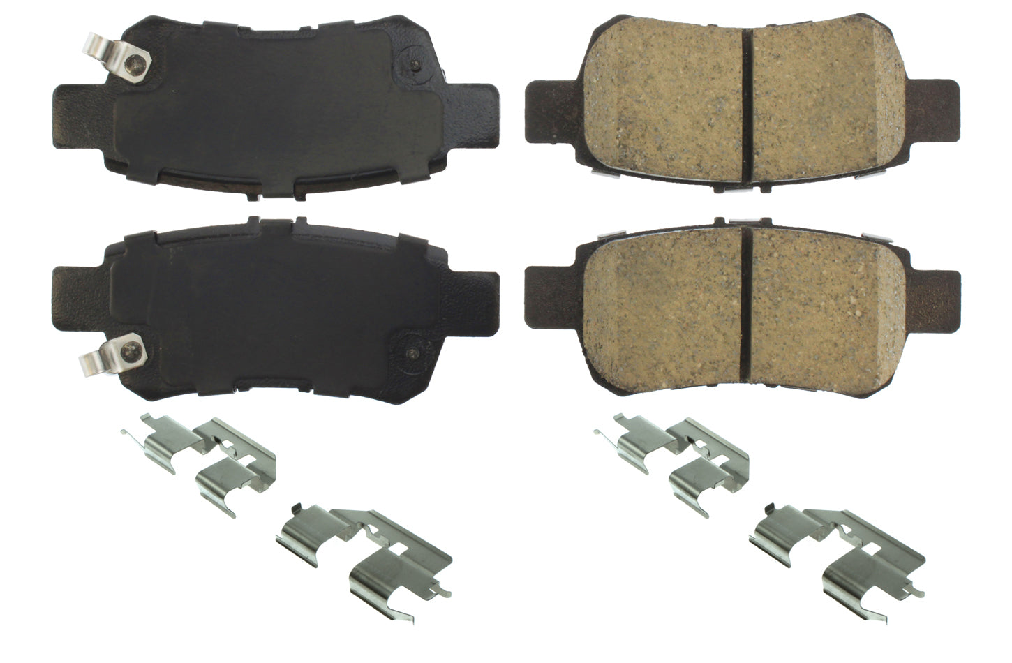 Centric Posi-Quiet Ceramic Brake Pads with Shims and Har CBP105.10880