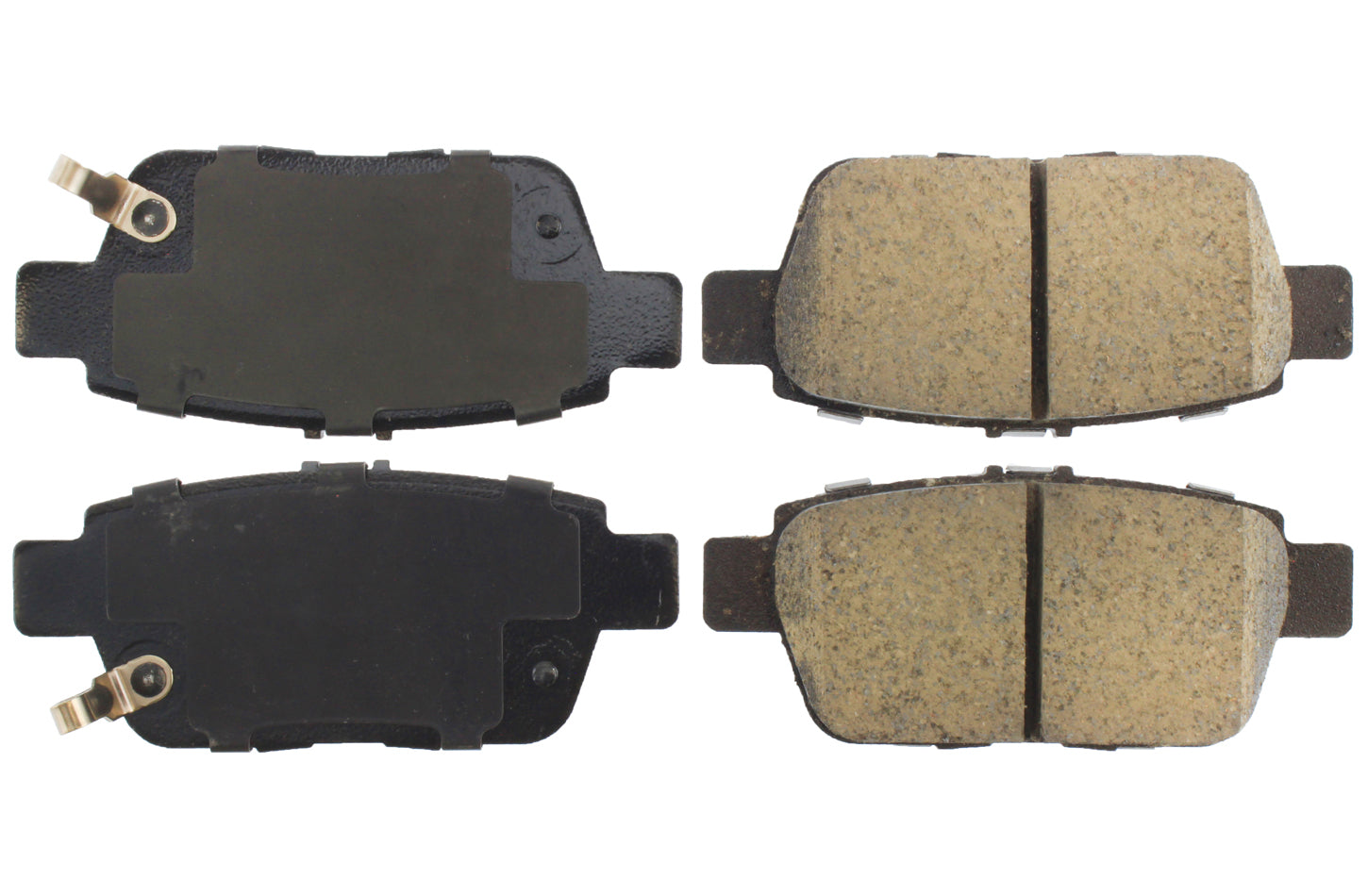 Centric Posi-Quiet Ceramic Brake Pads with Shims and Har CBP105.11030