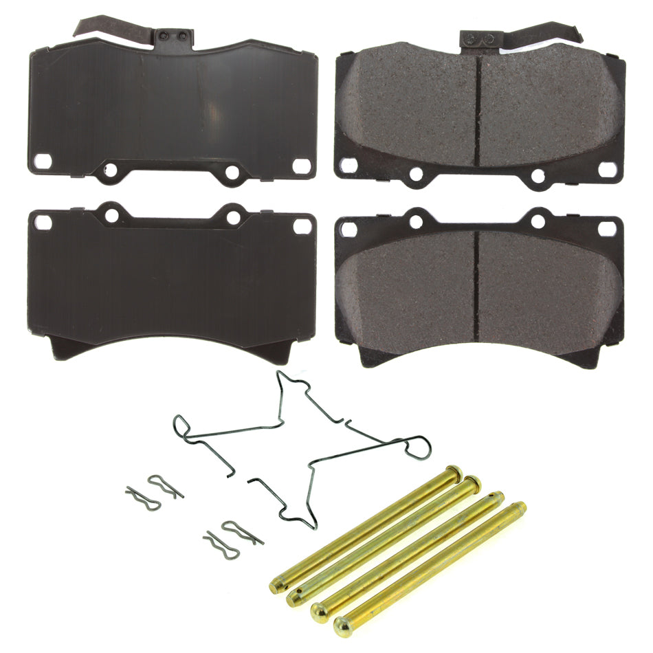 Centric Posi-Quiet Ceramic Brake Pads with Shims and Har CBP105.11190