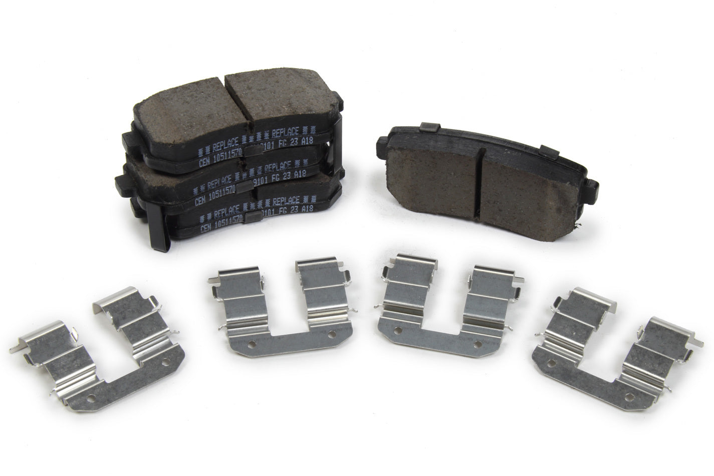 Centric Posi-Quiet Ceramic Brake Pads with Shims and Har CBP105.11570