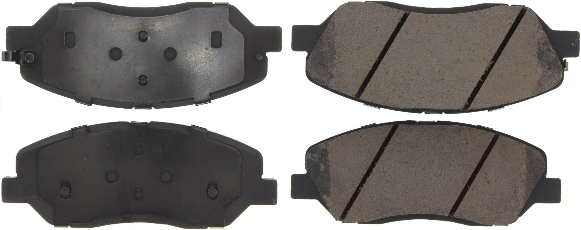 Centric Posi-Quiet Ceramic Brake Pads with Shims and Har CBP105.12020