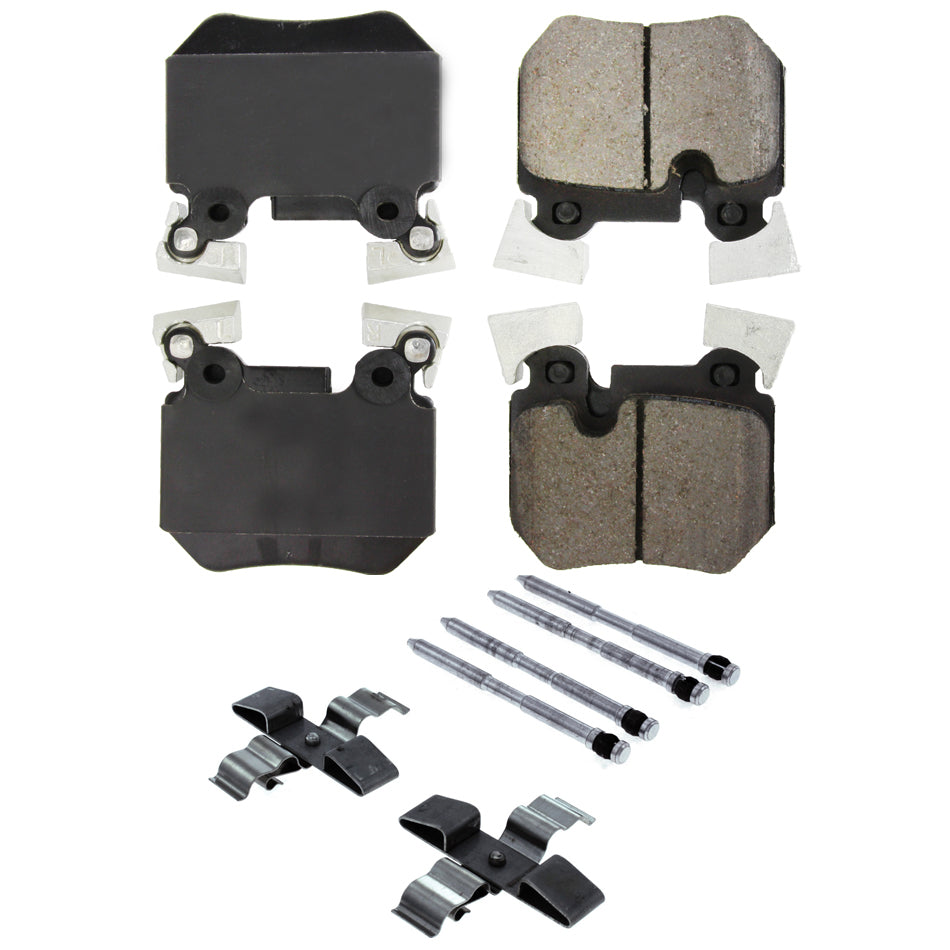 Centric Posi-Quiet Ceramic Brake Pads with Shims and Har CBP105.13720