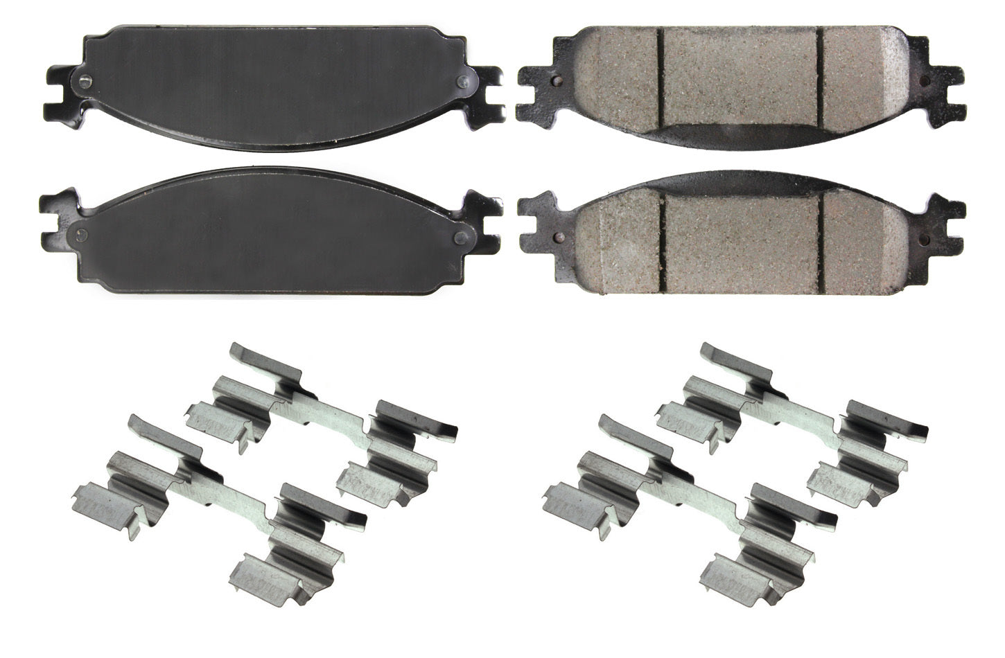 Centric Posi-Quiet Ceramic Brake Pads with Shims and Har CBP105.13760