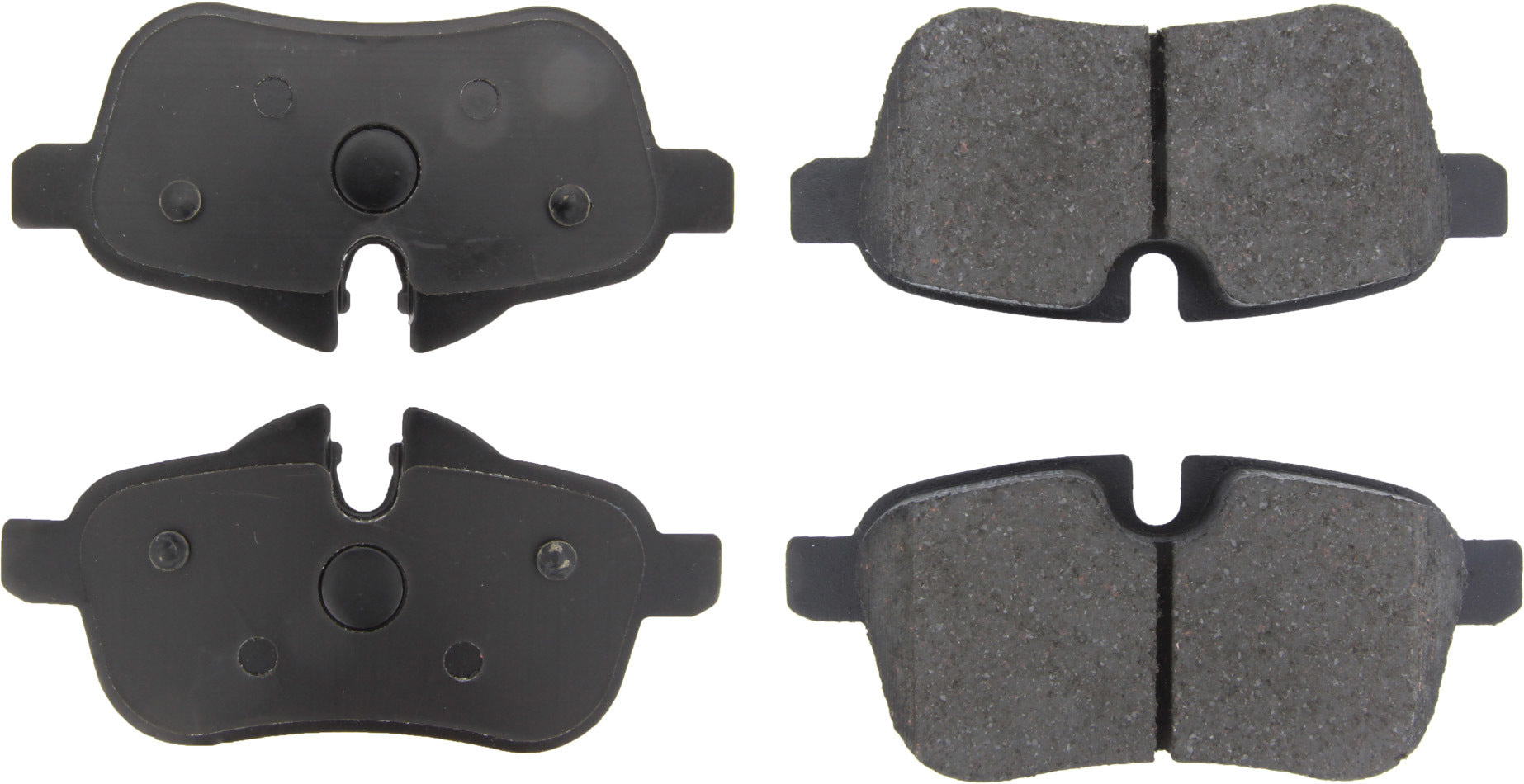 Centric Posi-Quiet Ceramic Brake Pads with Shims and Har CBP105.14330