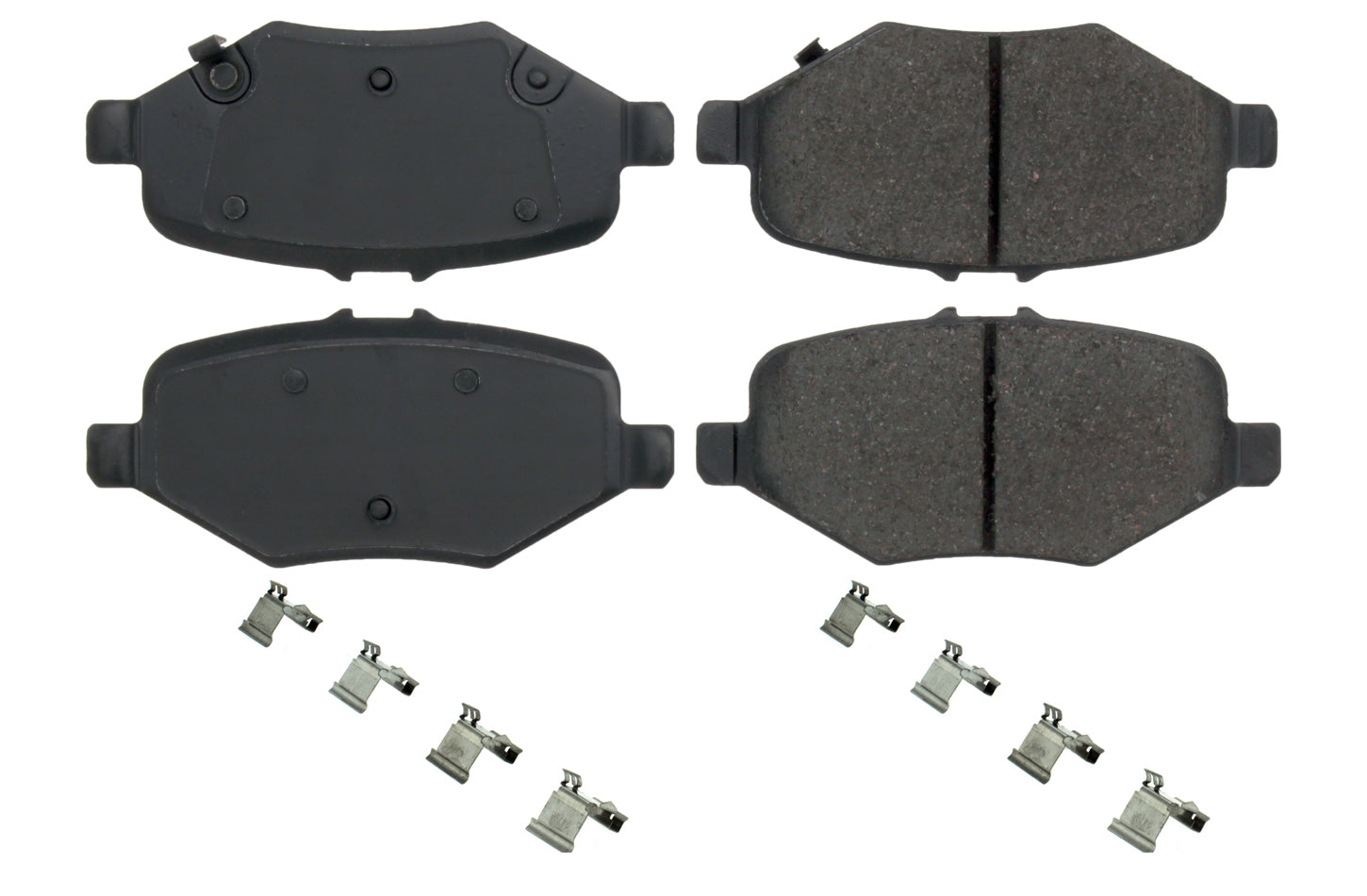 Centric Posi-Quiet Ceramic Brake Pads with Shims and Har CBP105.16120