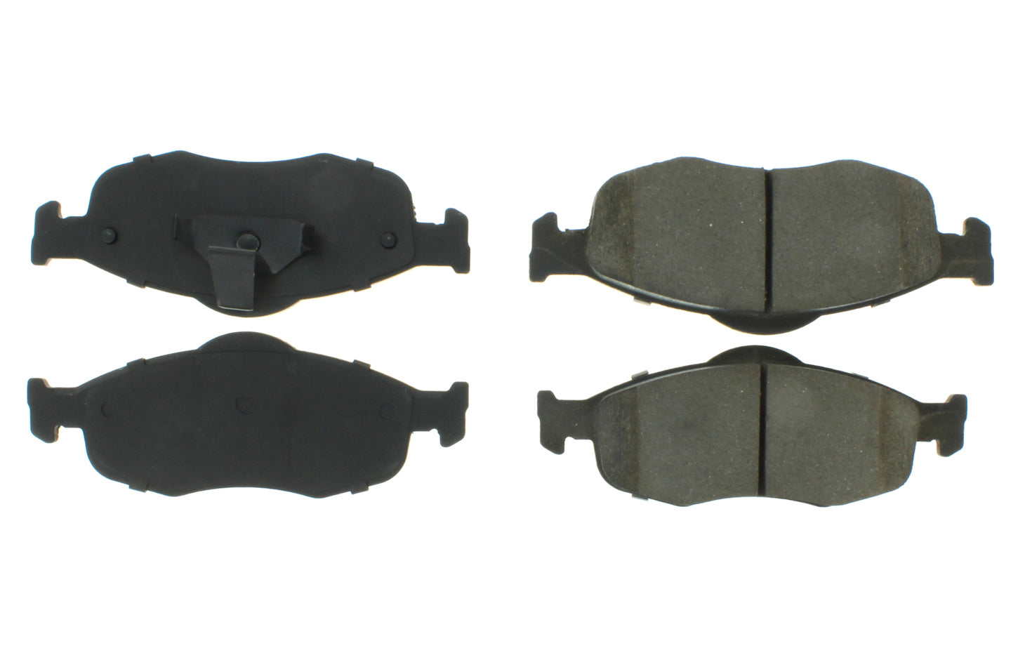 Centric Posi-Quiet Extended Wear Brake Pads with Shims a CBP106.06480