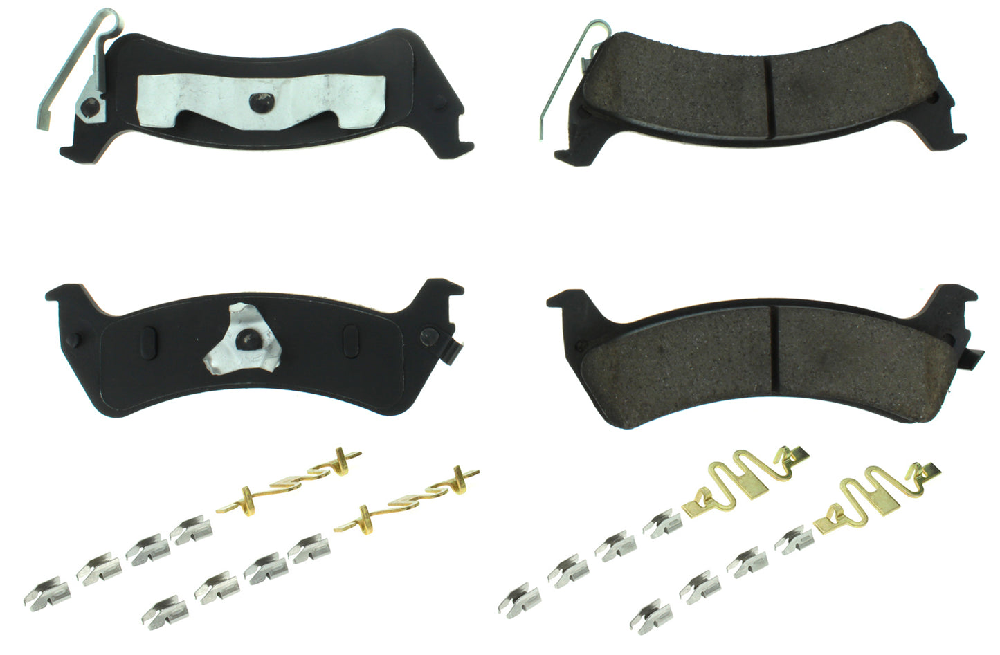 Centric Posi-Quiet Extended Wear Brake Pads with Shims a CBP106.06660