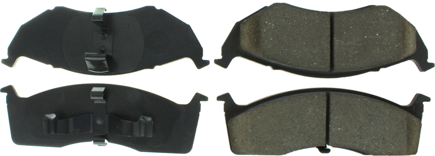 Centric Posi-Quiet Extended Wear Brake Pads with Shims a CBP106.07300