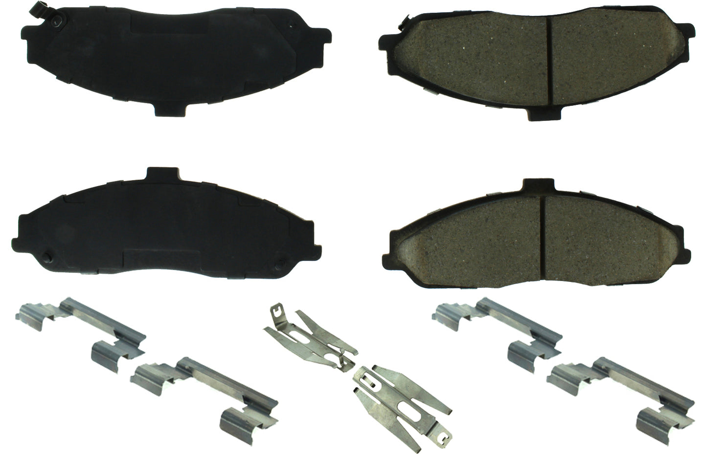 Centric Posi-Quiet Extended Wear Brake Pads with Shims a CBP106.07310
