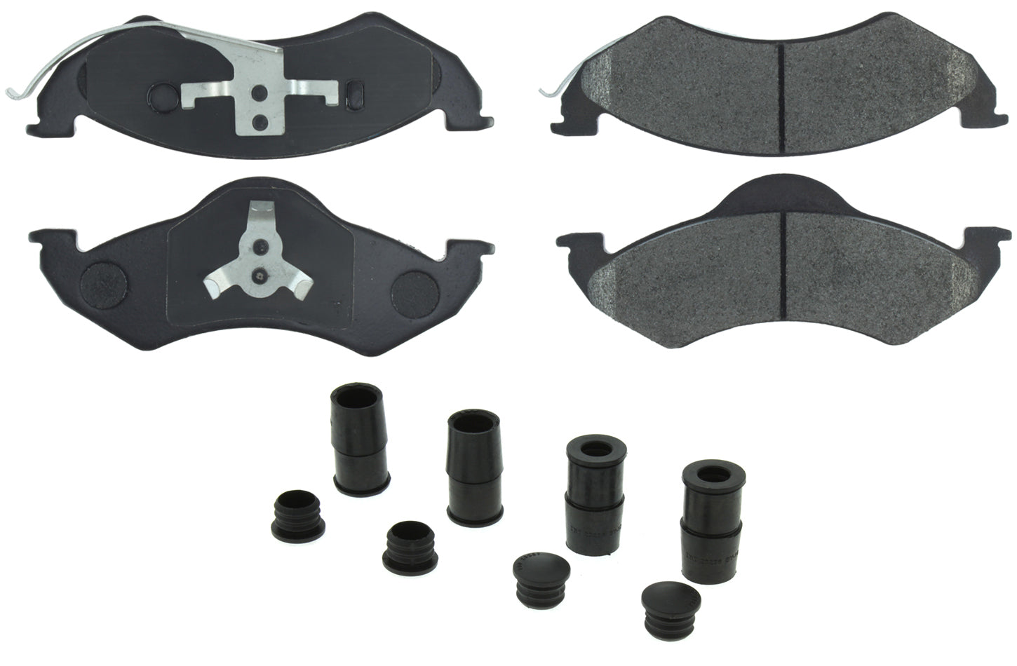 Centric Posi-Quiet Extended Wear Brake Pads with Shims a CBP106.07460