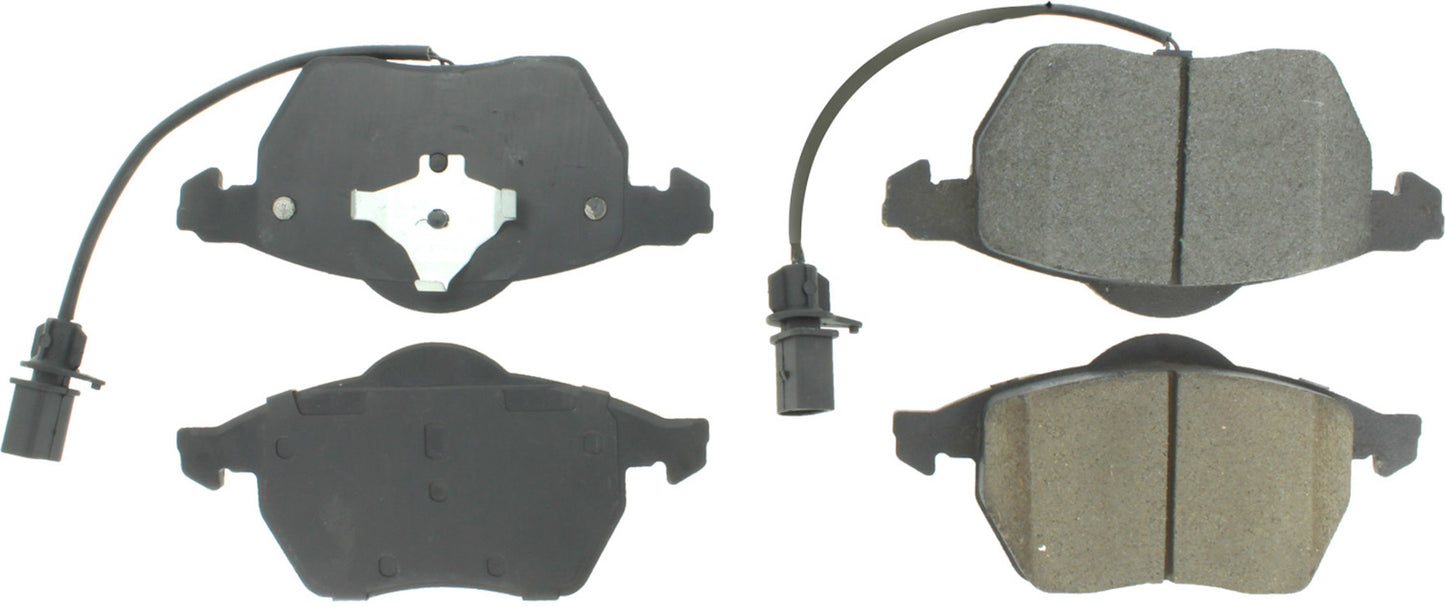 Centric Posi-Quiet Extended Wear Brake Pads with Shims a CBP106.08400