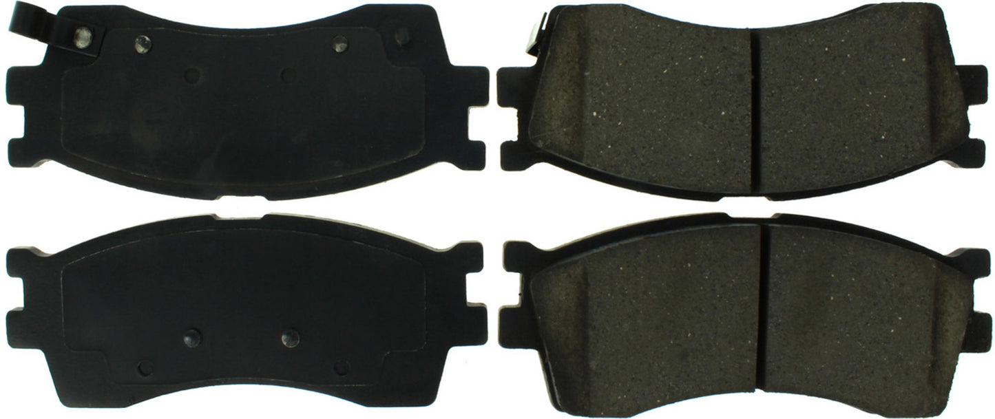 Centric Posi-Quiet Extended Wear Brake Pads with Shims a CBP106.08890