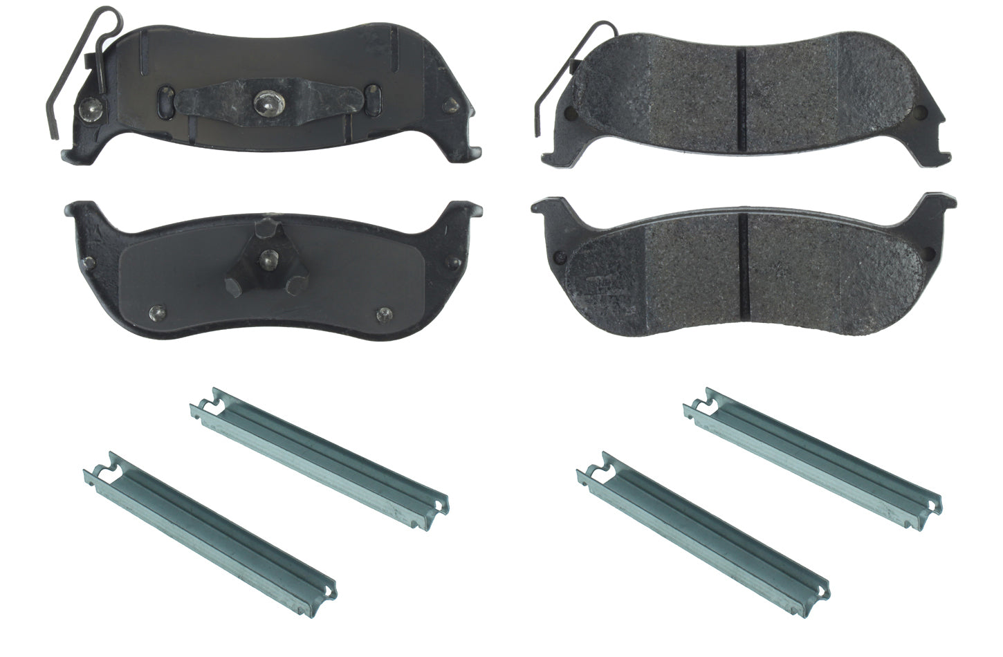 Centric Posi-Quiet Extended Wear Brake Pads with Shims a CBP106.09980