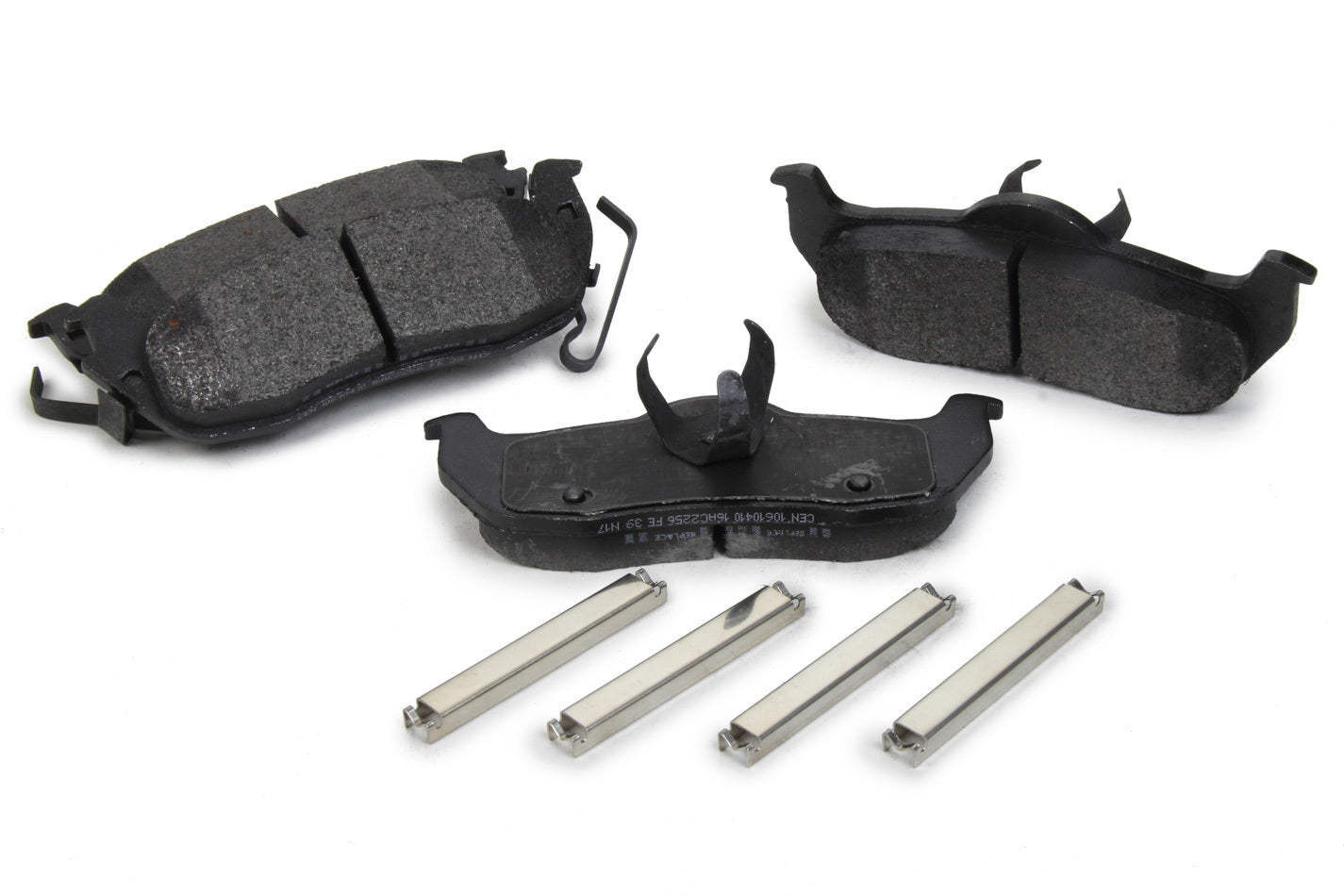 Centric Posi-Quiet Extended Wear Brake Pads with Shims a CBP106.10410