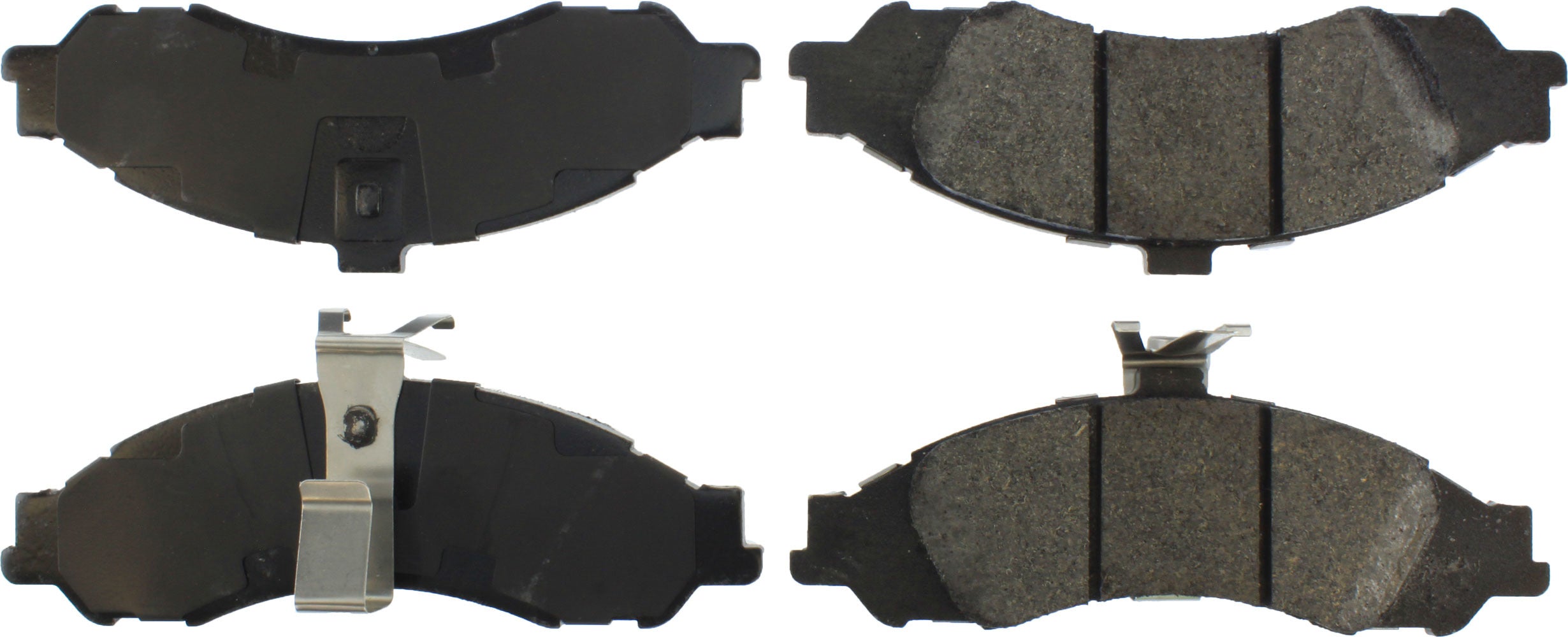 Centric Posi-Quiet Extended Wear Brake Pads with Shims a CBP106.10430