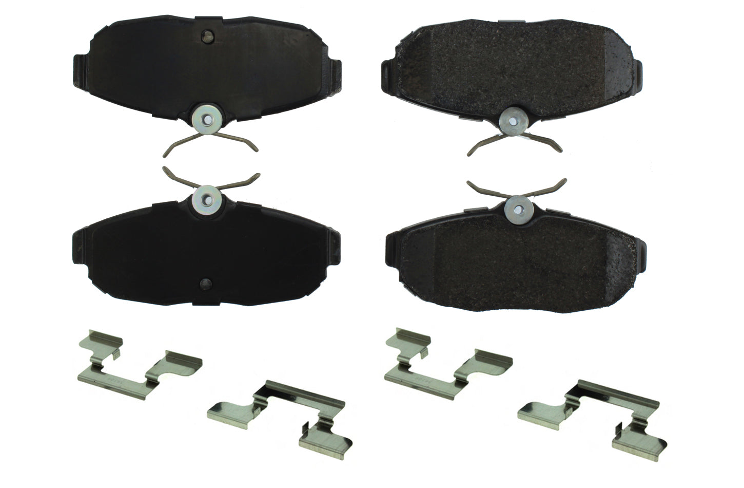 Centric Posi-Quiet Extended Wear Brake Pads with Shims a CBP106.10820