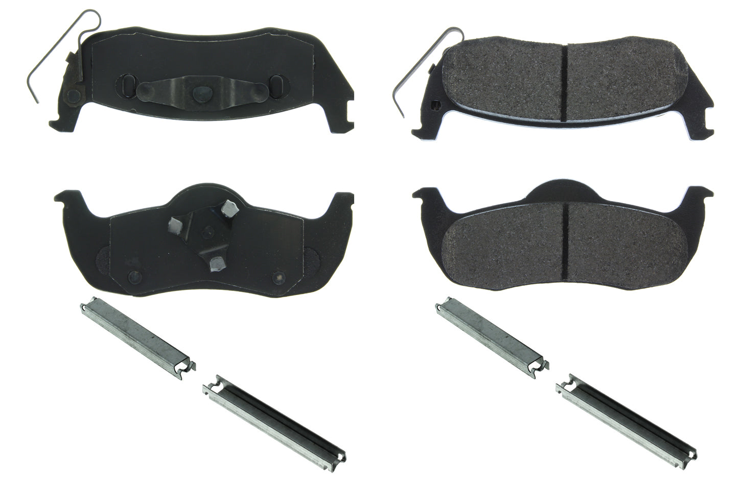 Centric Posi-Quiet Extended Wear Brake Pads with Shims a CBP106.10870