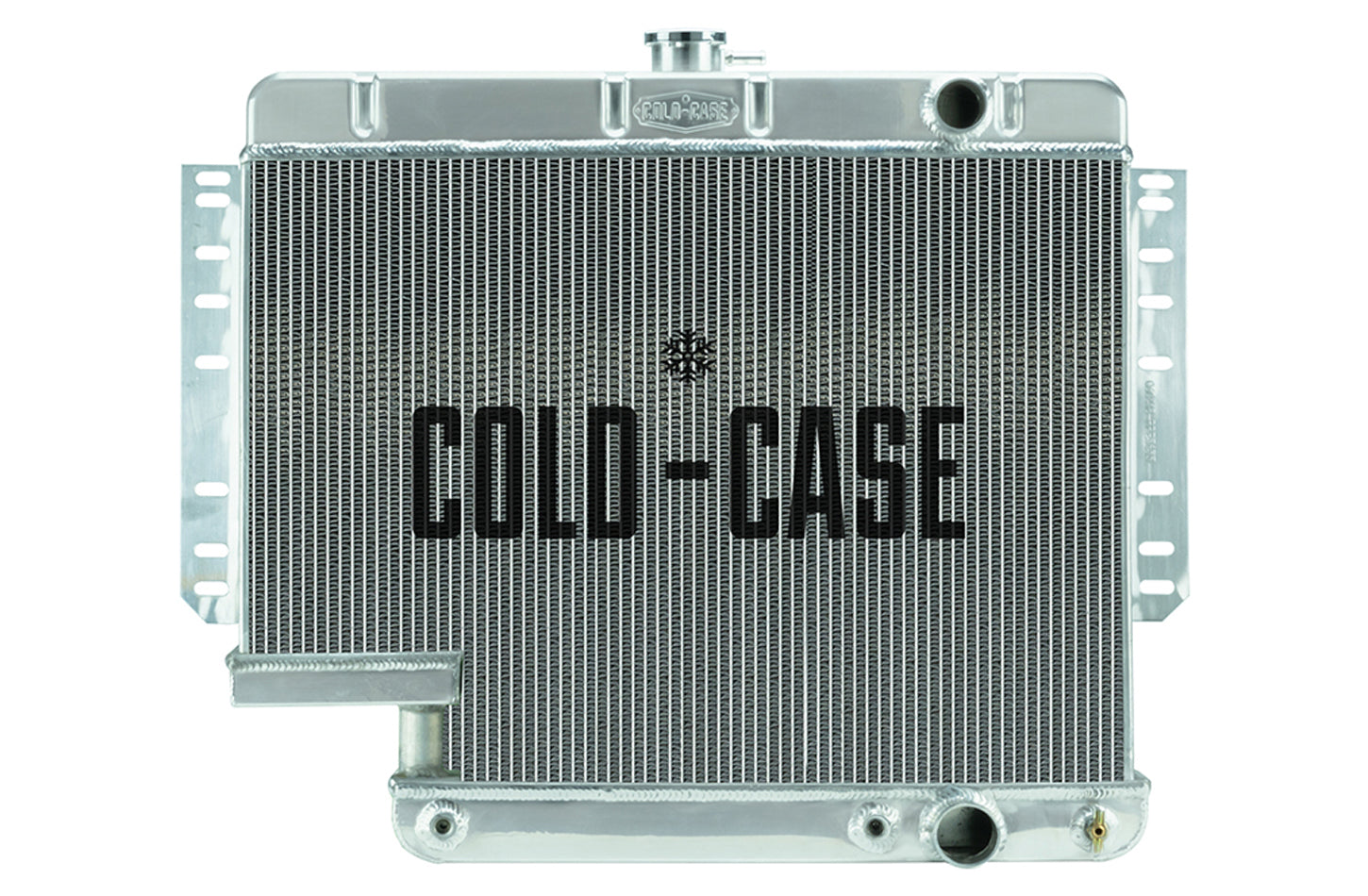 Cold Case Radiators 61-65 Impala with 500 St eering Box Radiator CCRCHI565A-5