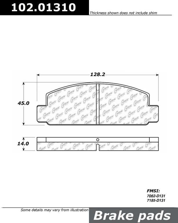 Stoptech C-Tek 84-92 Mazda RX-7 Metallic Front Brake Pads 102.01310