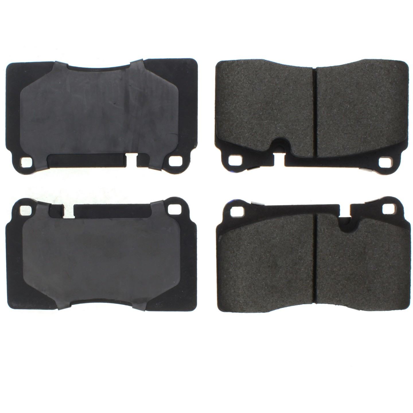 C-Tek Semi-Metallic Brake Pads with Shims  top view frsport 102.12630