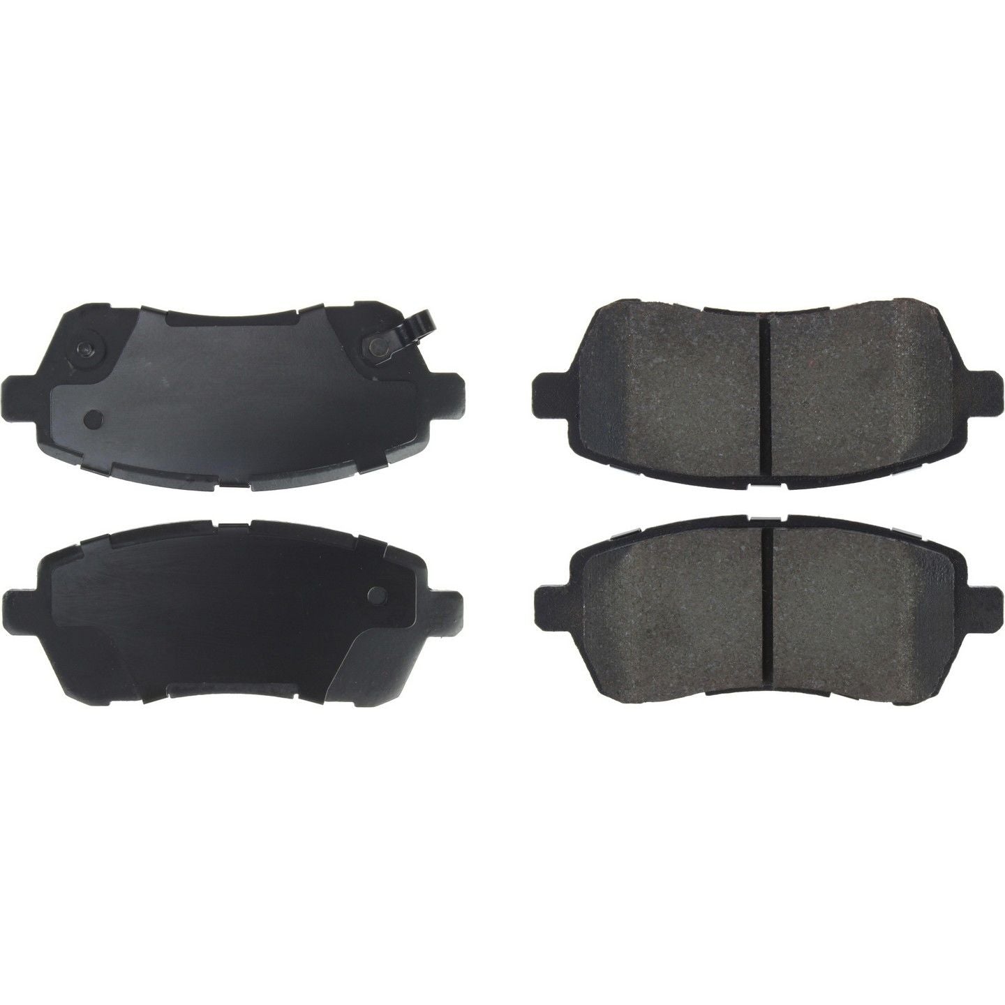 C-Tek Semi-Metallic Brake Pads with Shims  top view frsport 102.14540