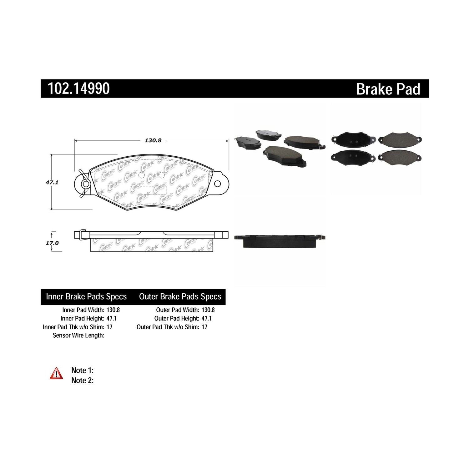 c-tek semi-metallic brake pads with shims  frsport 102.14990