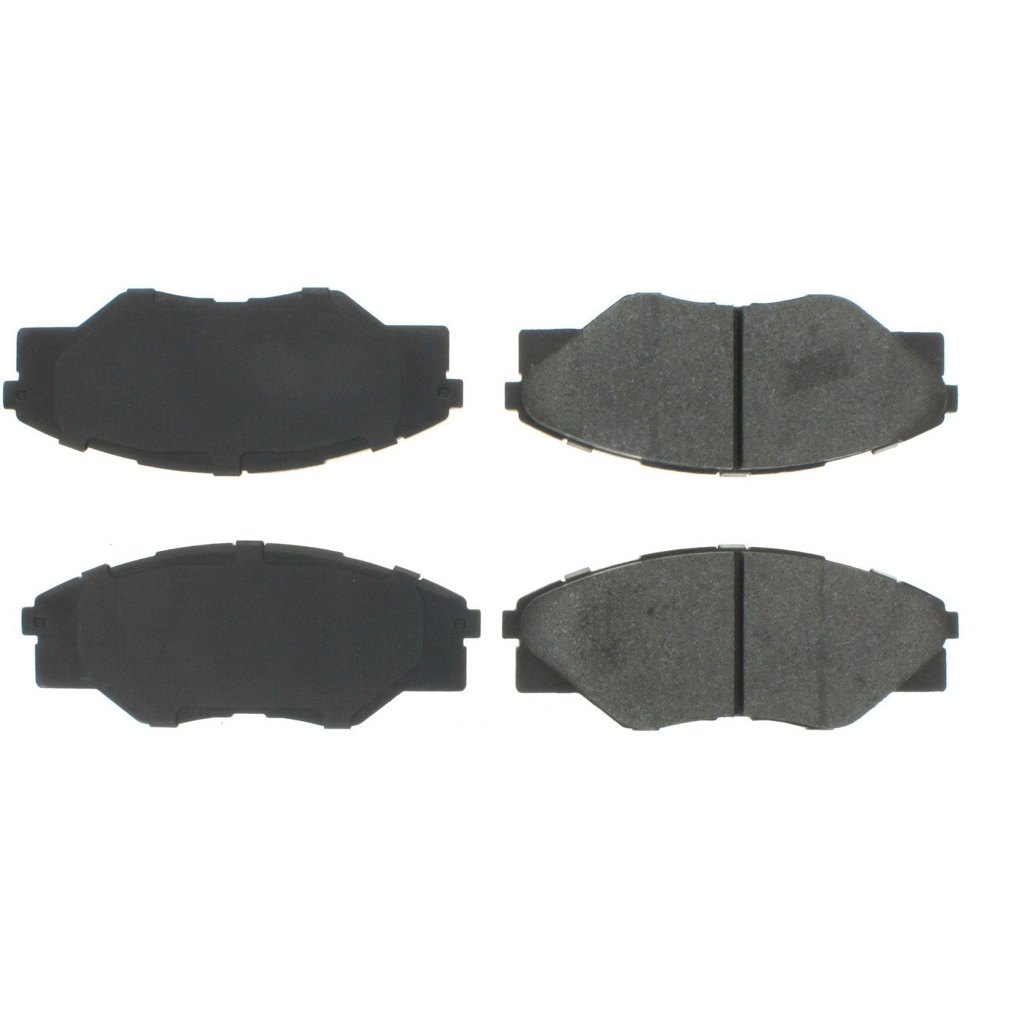 C-Tek Semi-Metallic Brake Pads with Shims  top view frsport 102.15230