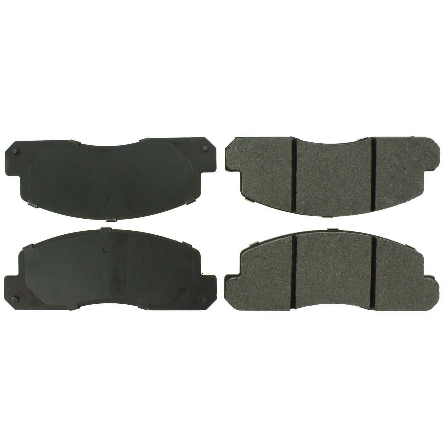 C-Tek Semi-Metallic Brake Pads with Shims  top view frsport 102.15500