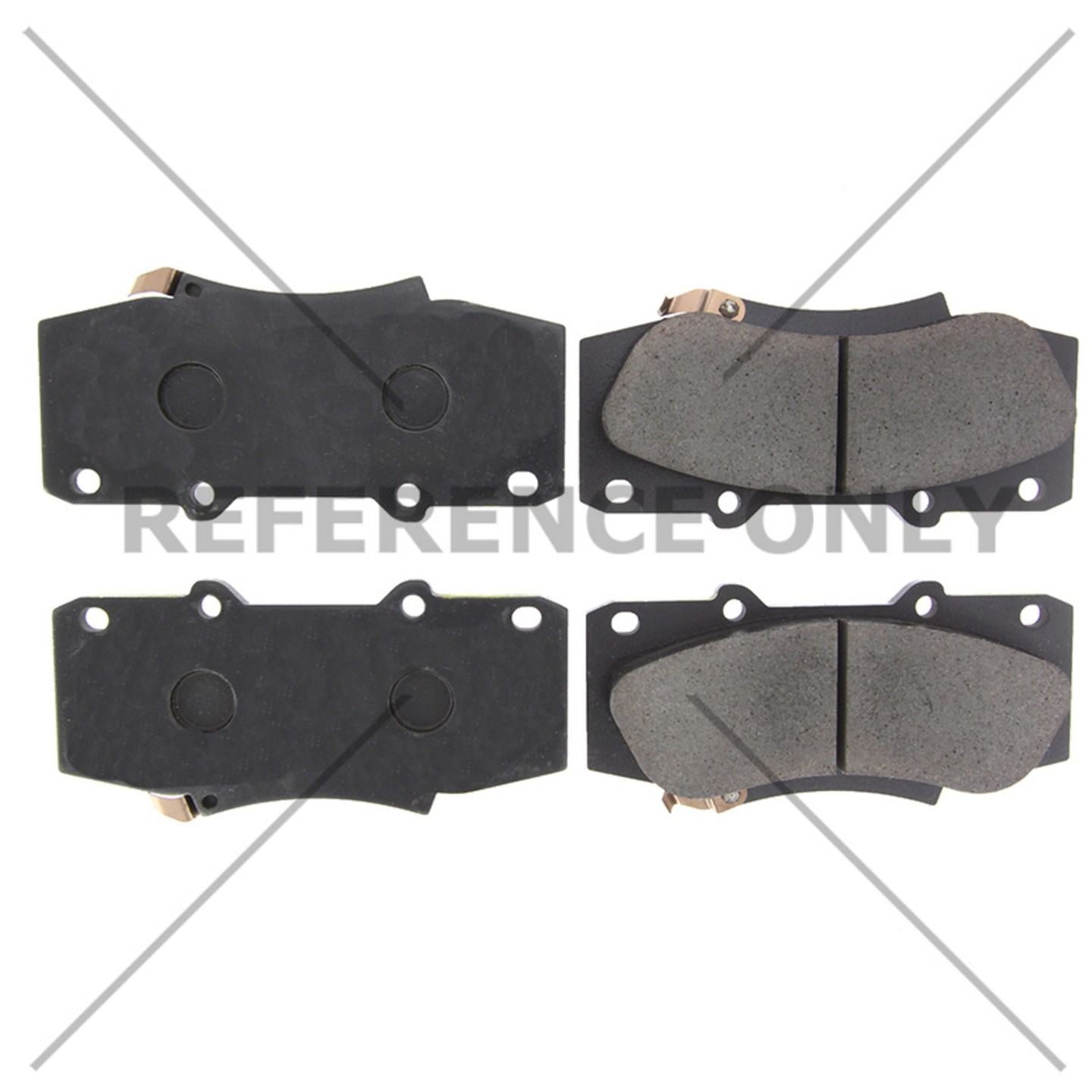 Stoptech Centric C-Tek 10-15 Toyota Hilux Semi-Metallic Front Brake Pads w/Shims 102.15670