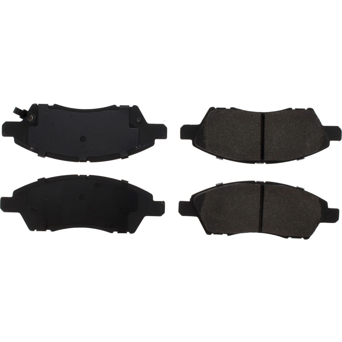 C-Tek Semi-Metallic Brake Pads with Shims  top view frsport 102.15920