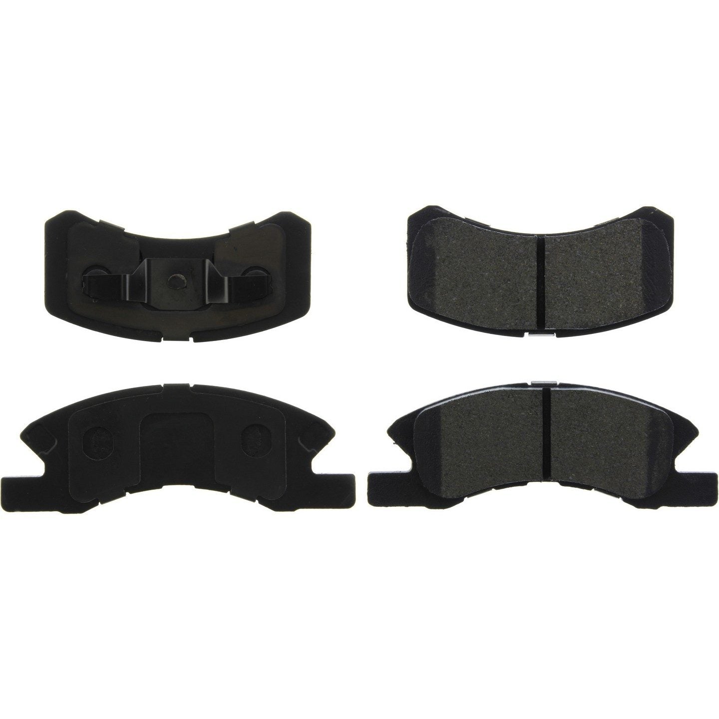 C-Tek Semi-Metallic Brake Pads with Shims  top view frsport 102.17310