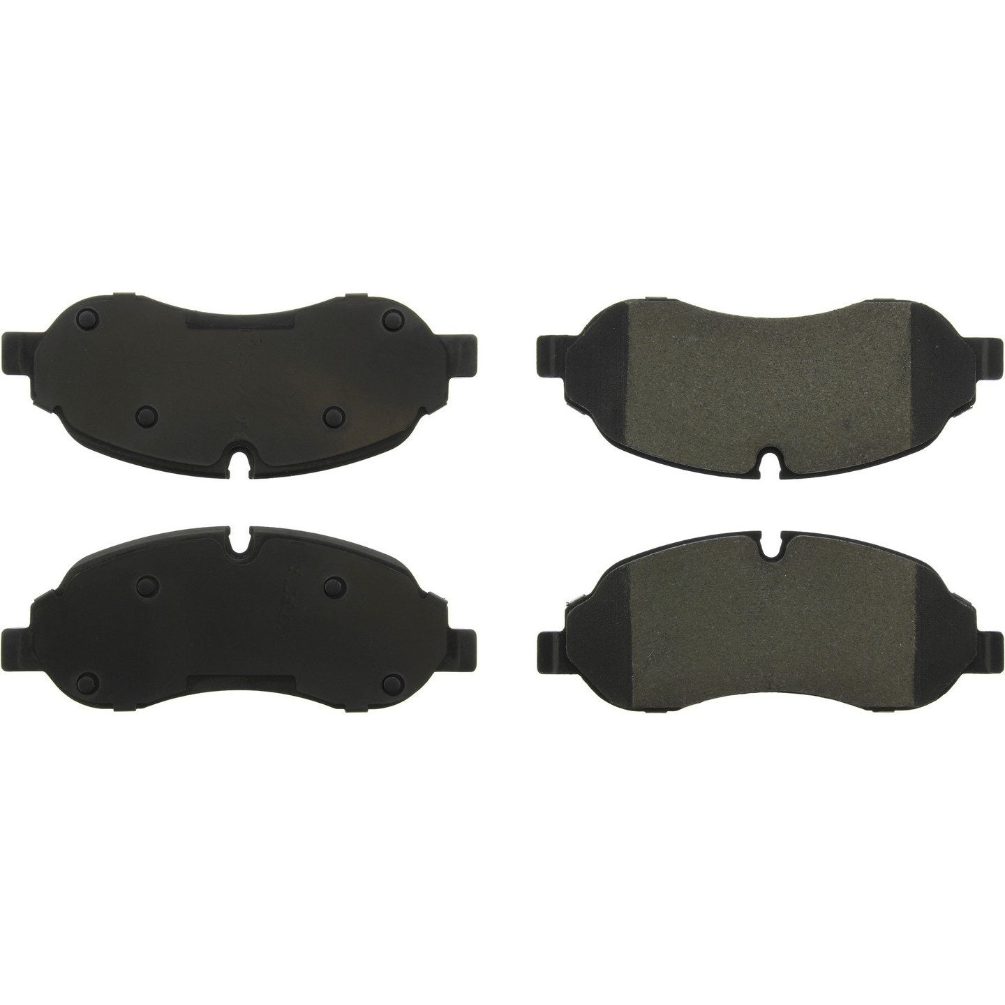 C-Tek Semi-Metallic Brake Pads with Shims  top view frsport 102.17740