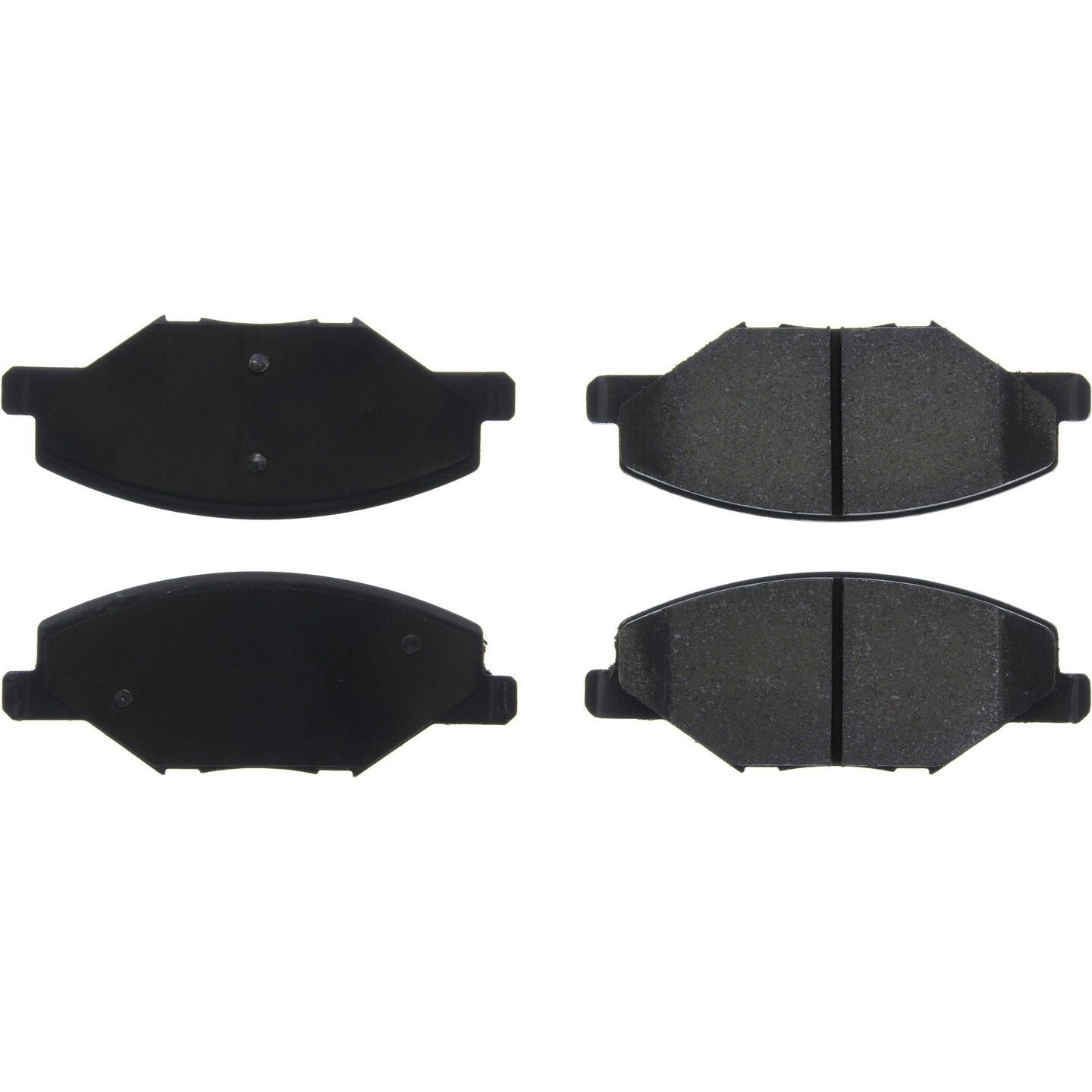 C-Tek Semi-Metallic Brake Pads with Shims  top view frsport 102.17760