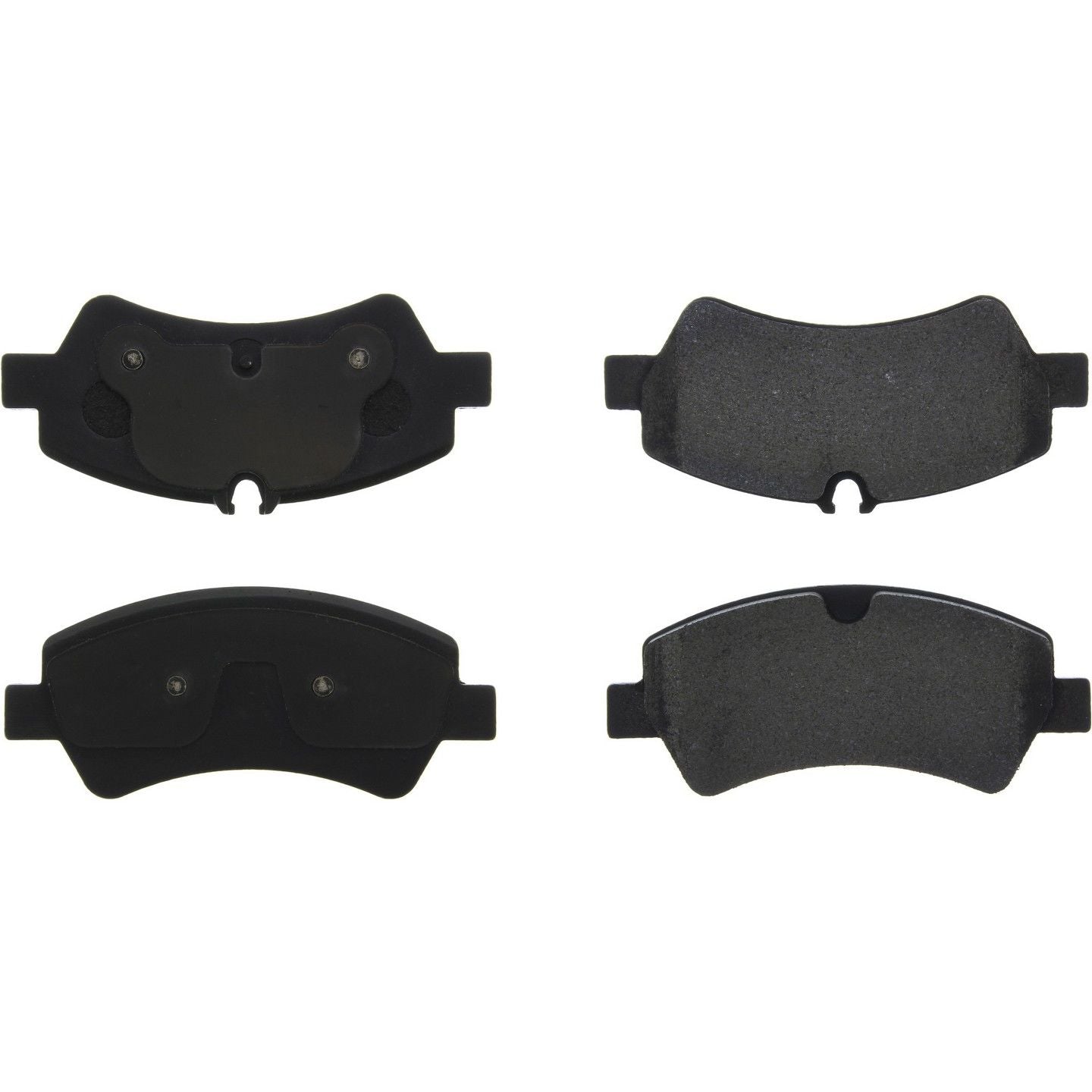 C-Tek Semi-Metallic Brake Pads with Shims  top view frsport 102.17860