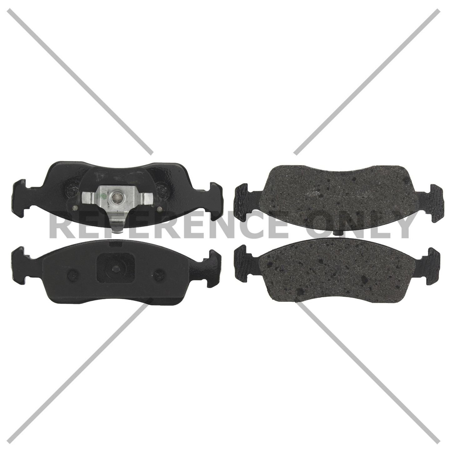 Stoptech Centric 14-17 Fiat Uno C-TEK Semi-Metallic Brake Pads w/Shims - Front 102.60390