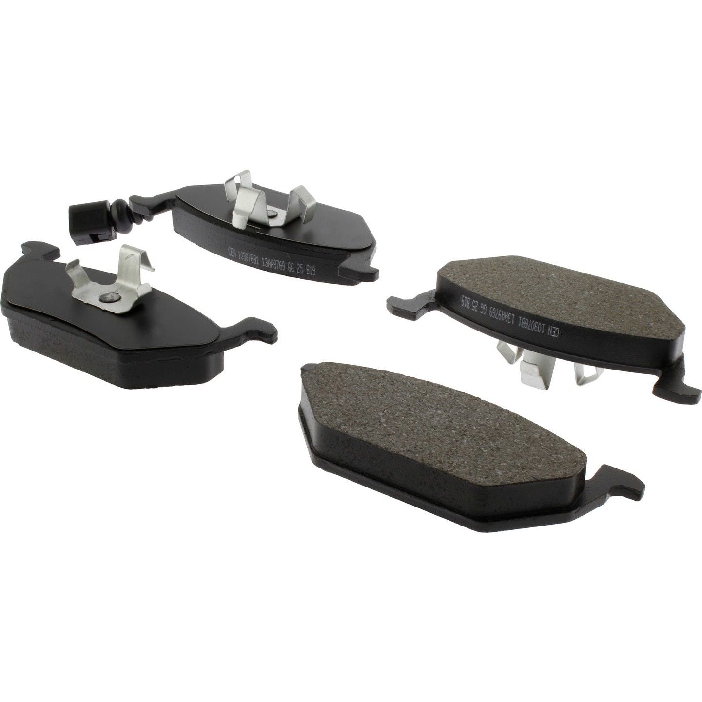 Stoptech Centric 98-04 Audi A3 / 99-19 Volkswagen Jetta C-TEK Ceramic Front Brake Pads w/ Shims 103.07681