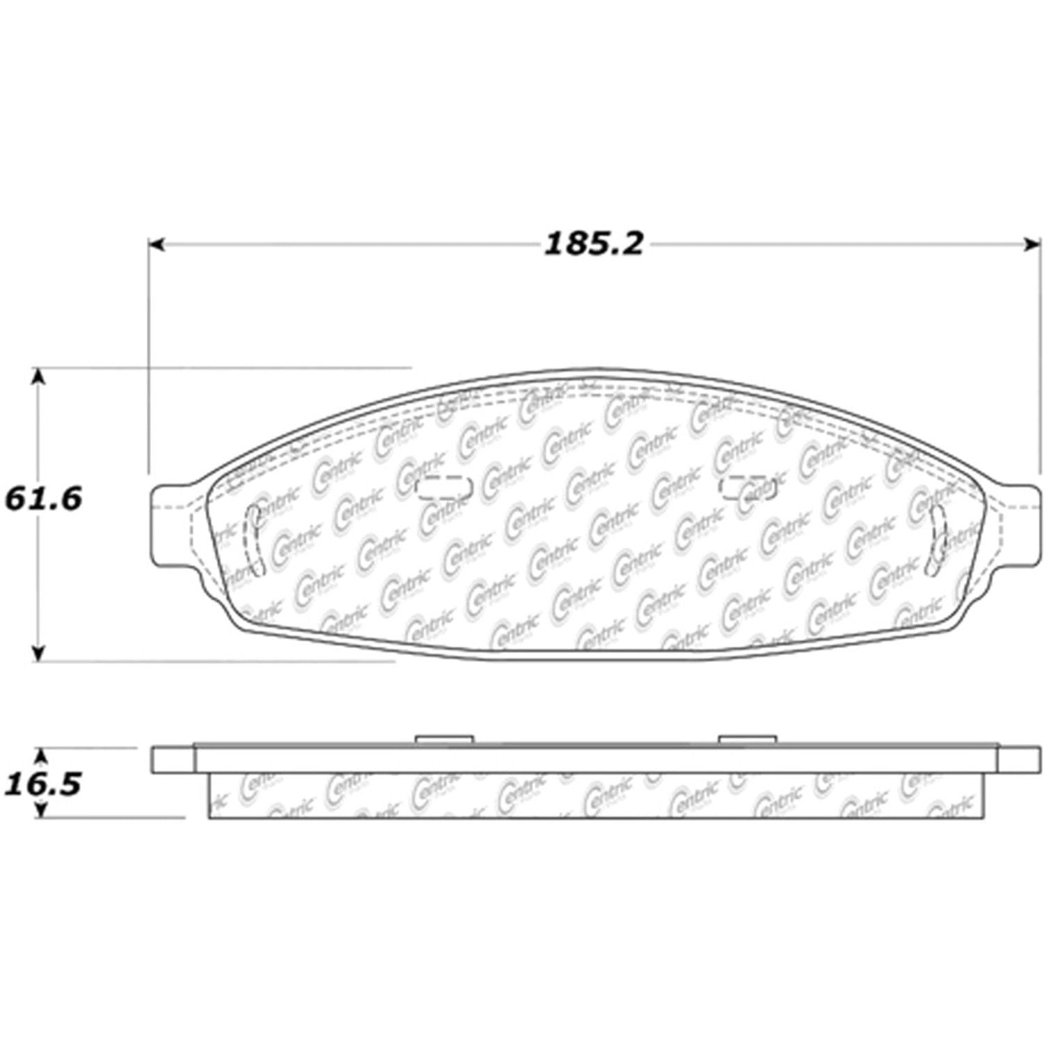 c-tek ceramic brake pads with shims  frsport 103.09310