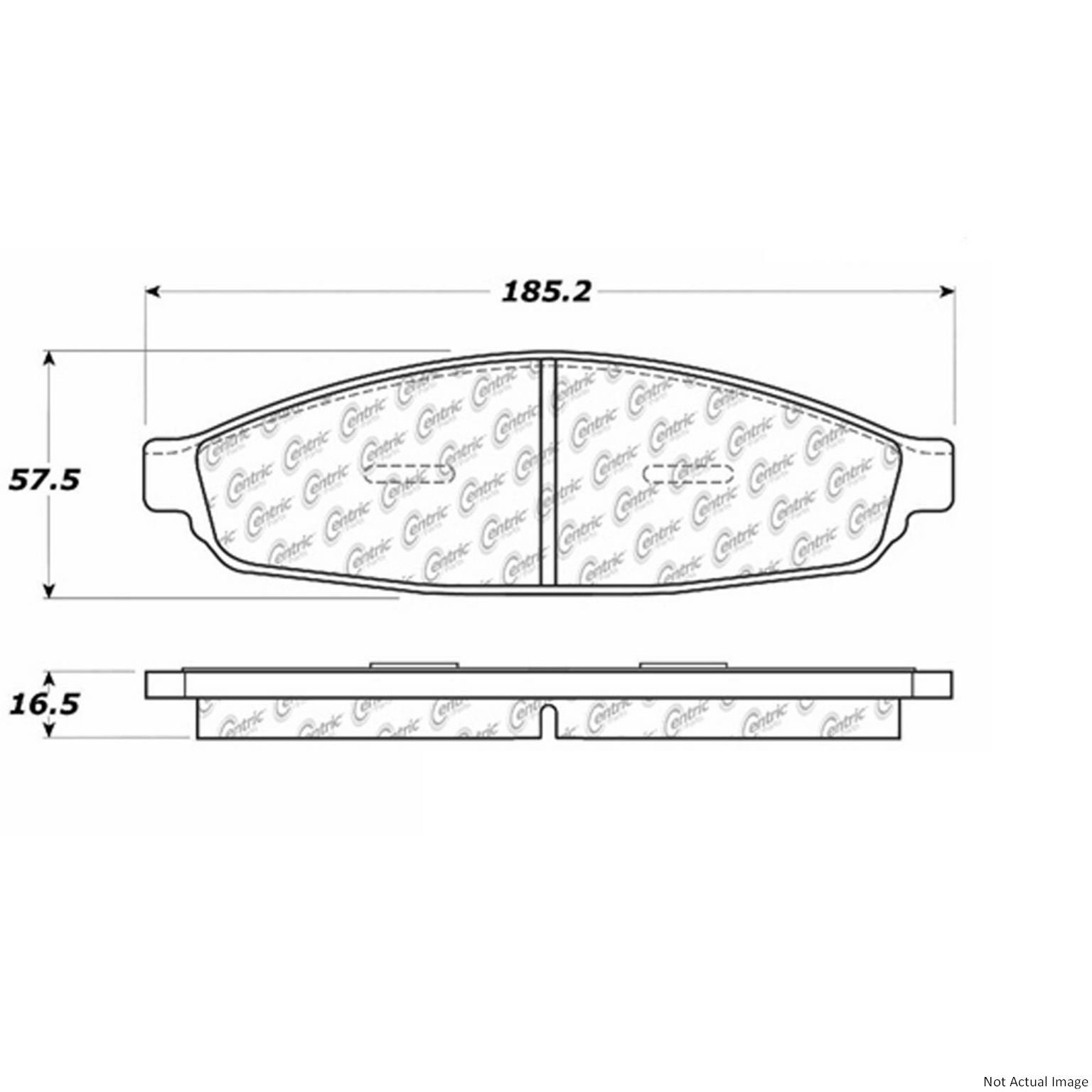 Stoptech Centric C-TEK Ceramic Brake Pads w/Shims - Front 103.09530