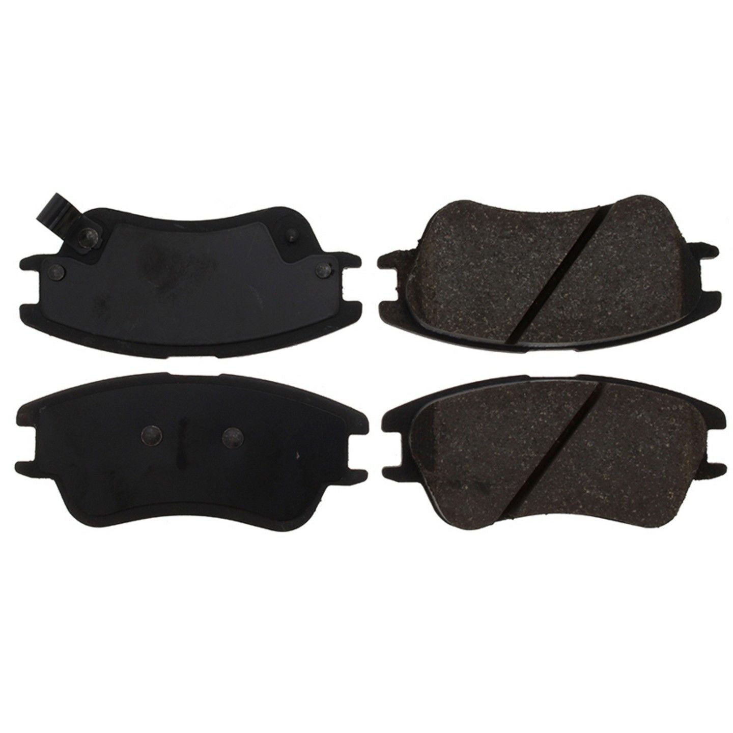 C-Tek Ceramic Brake Pads with Shims  top view frsport 103.11420