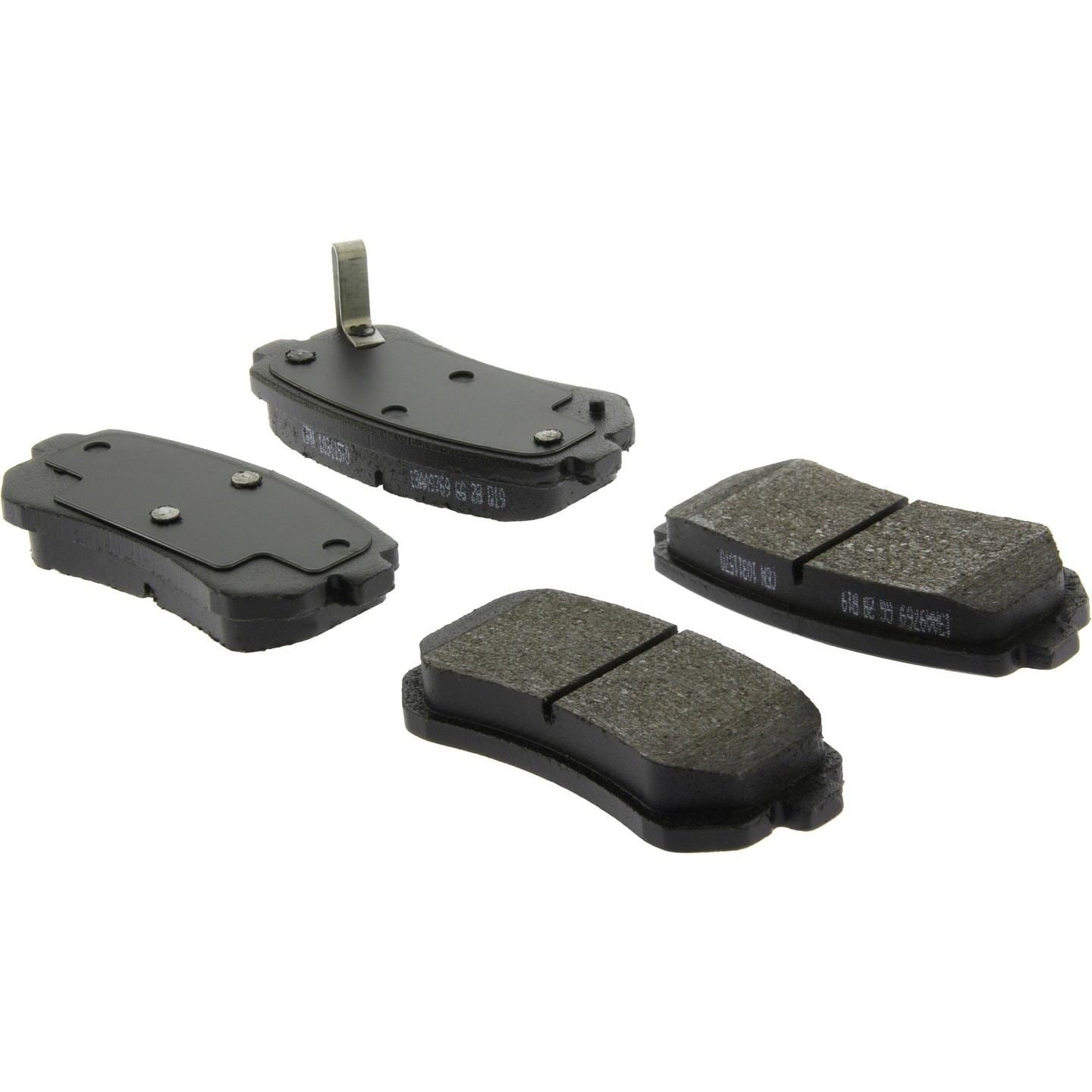 Stoptech Centric C-TEK 09-12 Hyundai Elantra Ceramic Rear Brake Pads w/Shims 103.11570