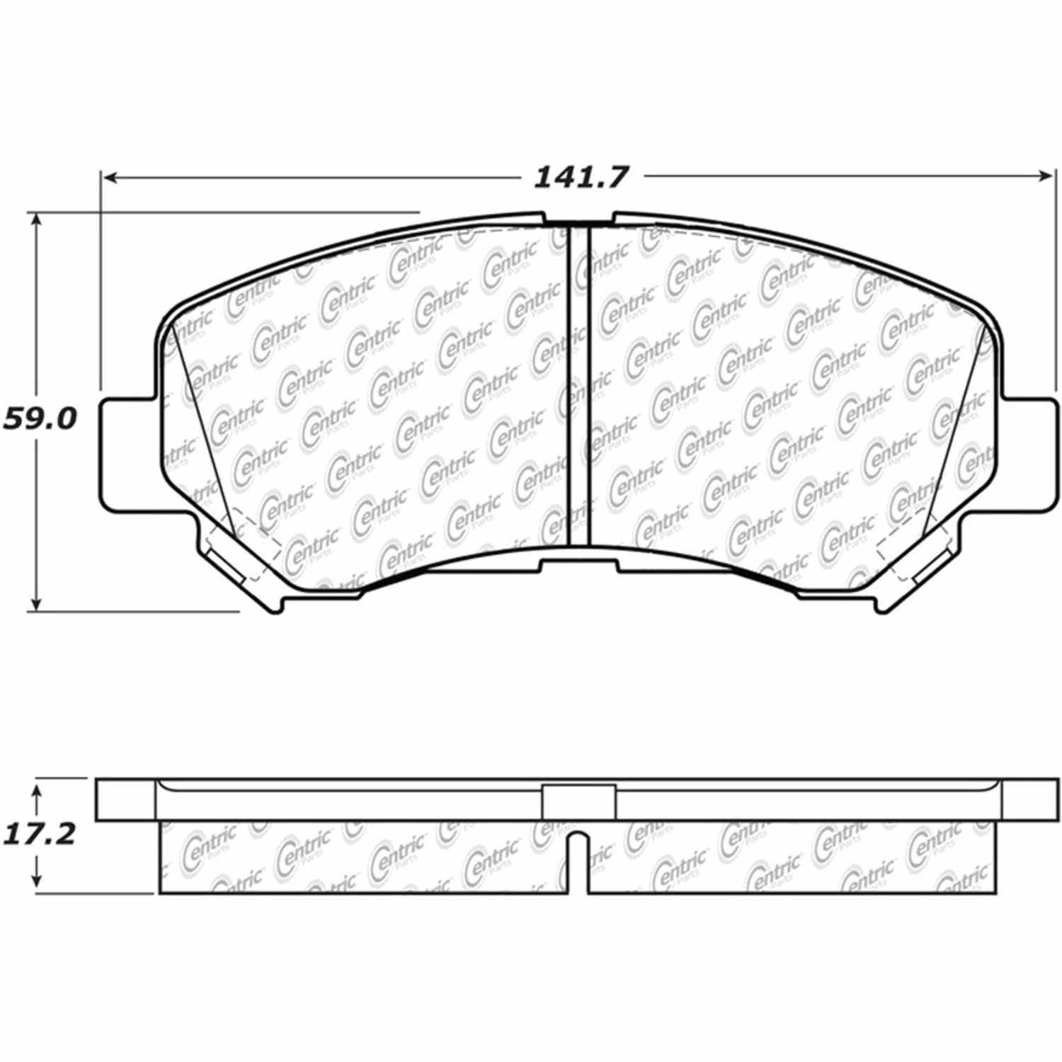 c-tek ceramic brake pads with shims  frsport 103.13380