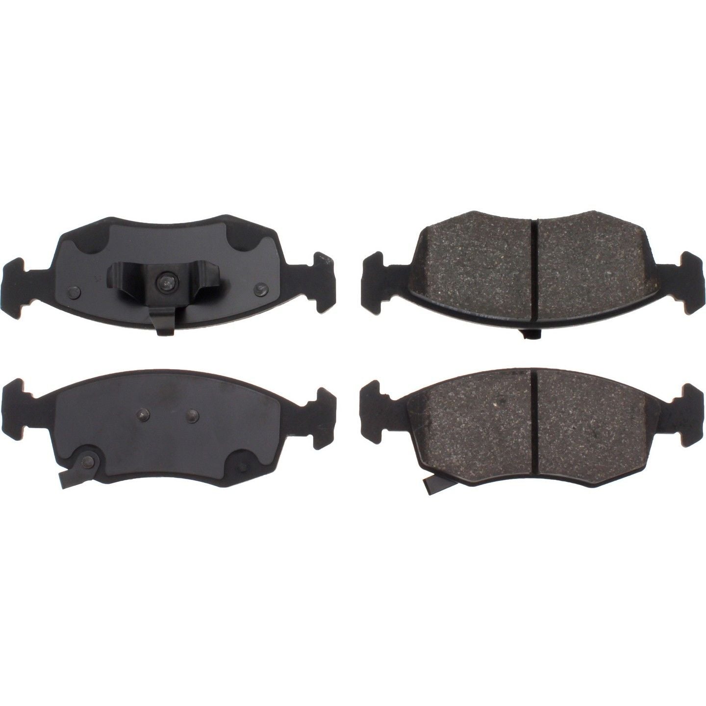 C-Tek Ceramic Brake Pads with Shims  top view frsport 103.15680