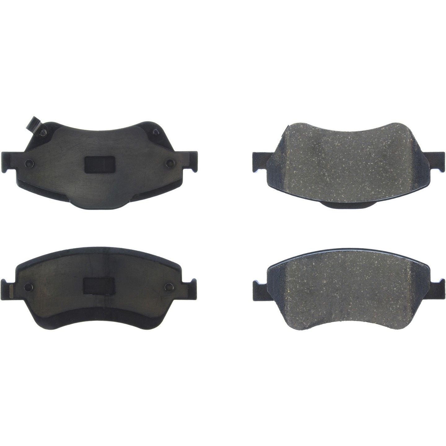 C-Tek Ceramic Brake Pads with Shims  top view frsport 103.15710