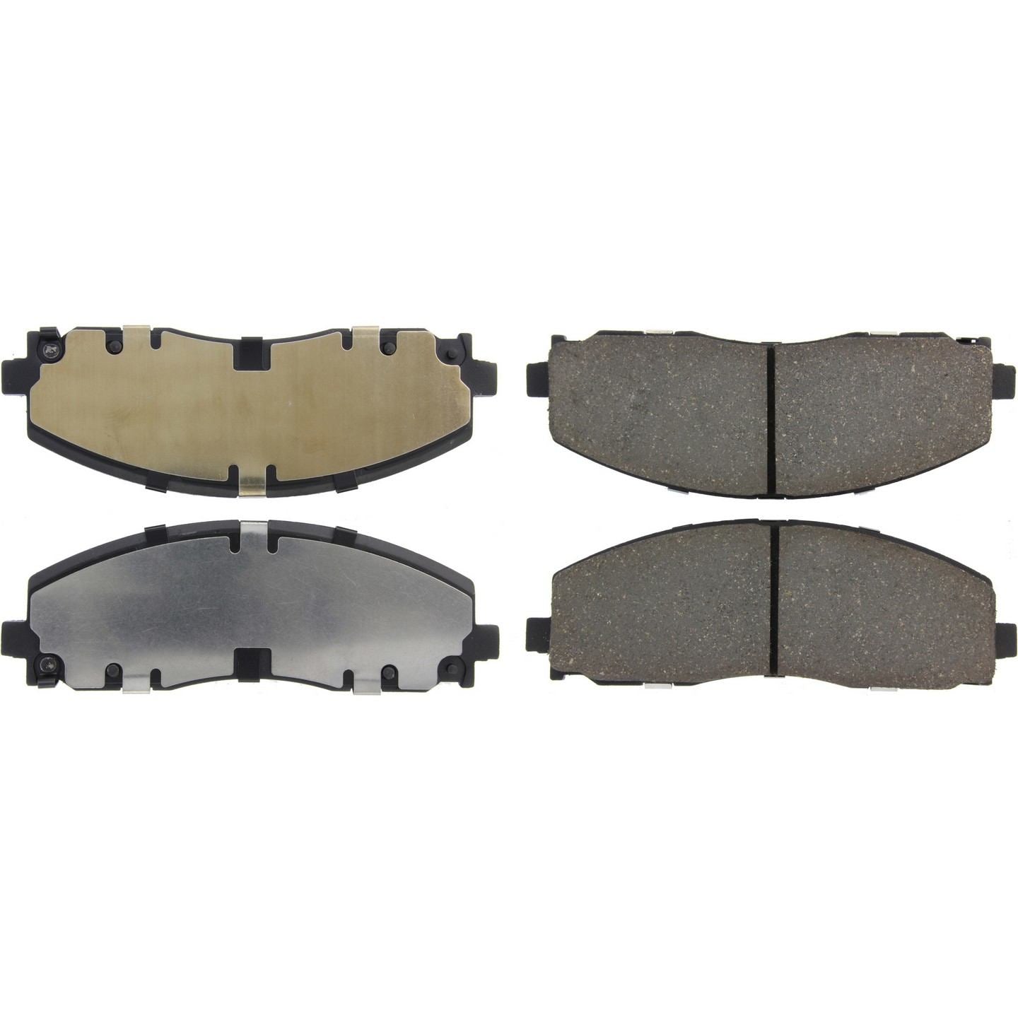 C-Tek Ceramic Brake Pads with Shims  top view frsport 103.15890