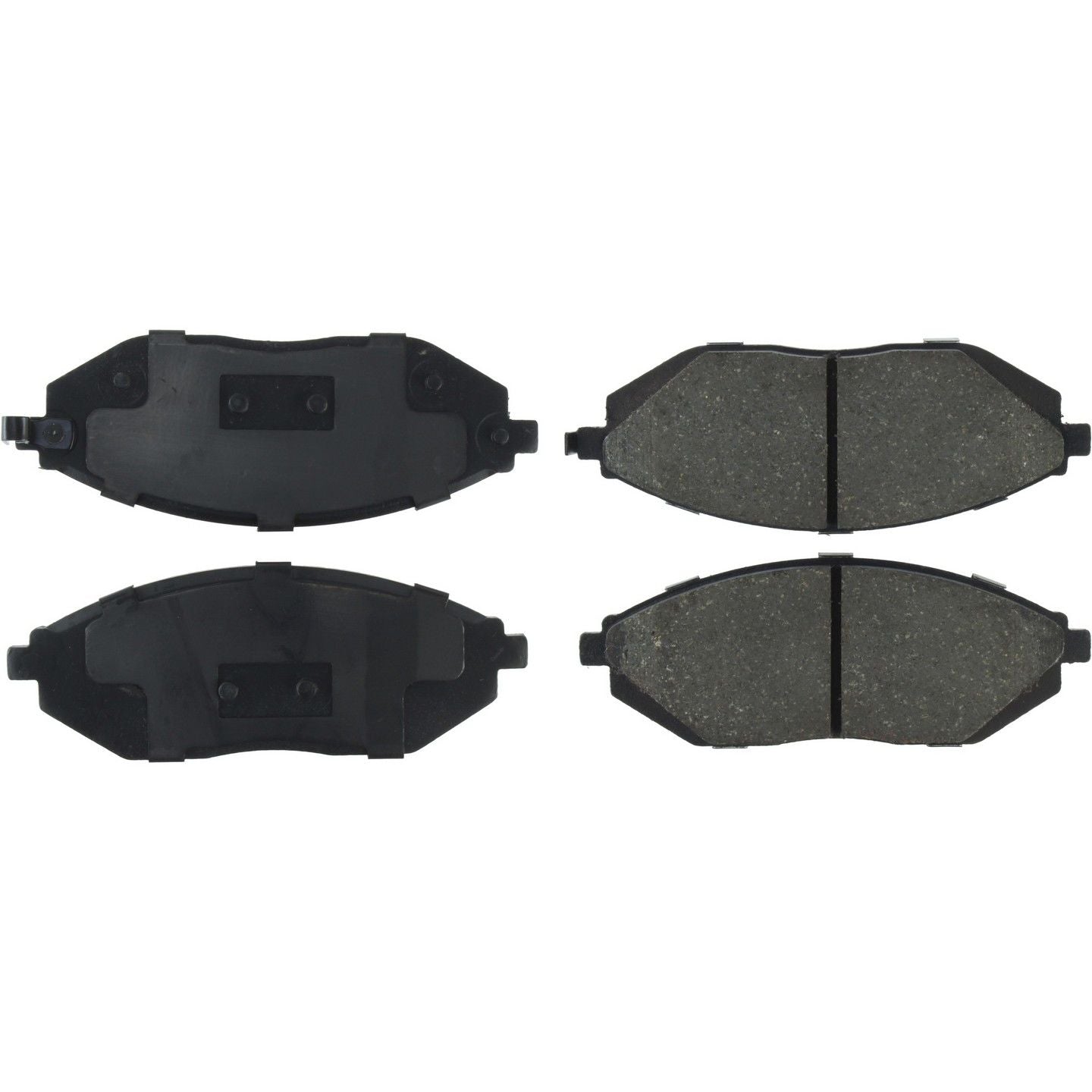 C-Tek Ceramic Brake Pads with Shims  top view frsport 103.15900