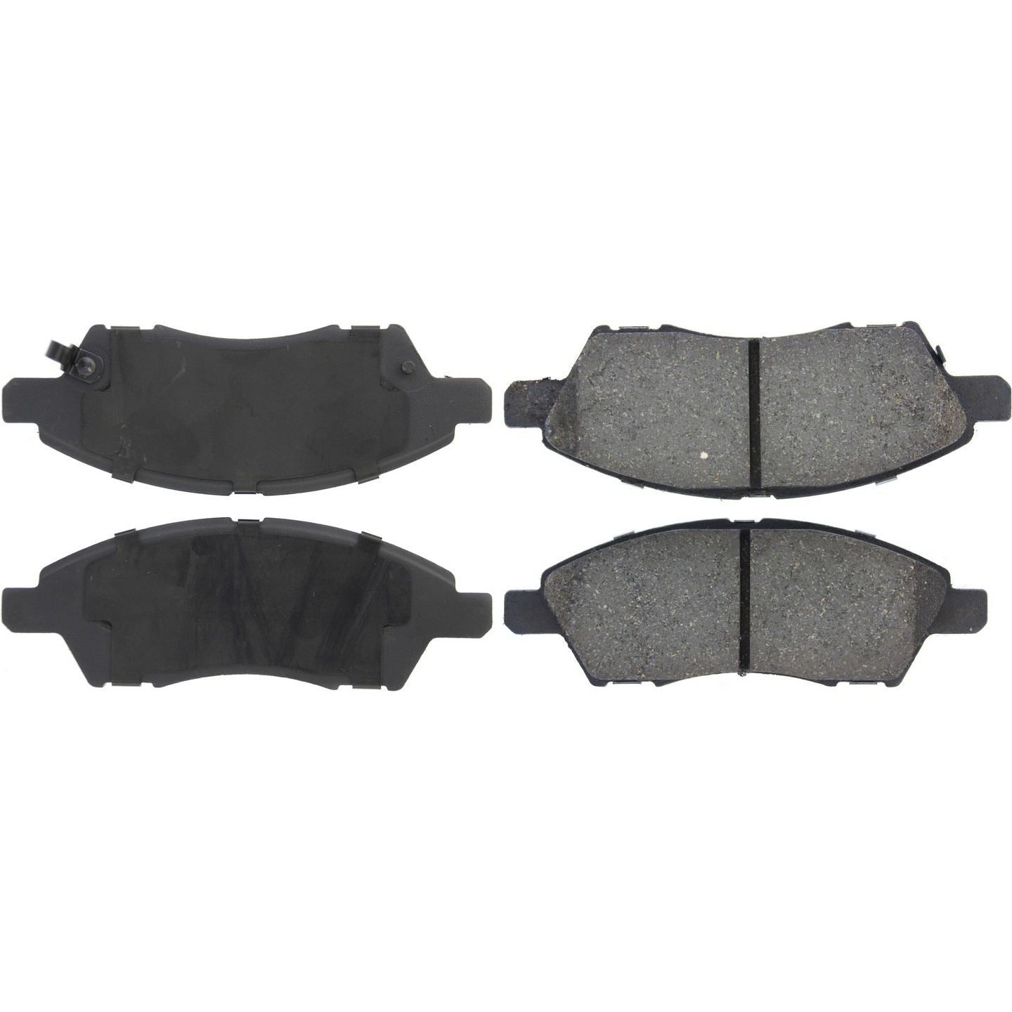 C-Tek Ceramic Brake Pads with Shims  top view frsport 103.15920