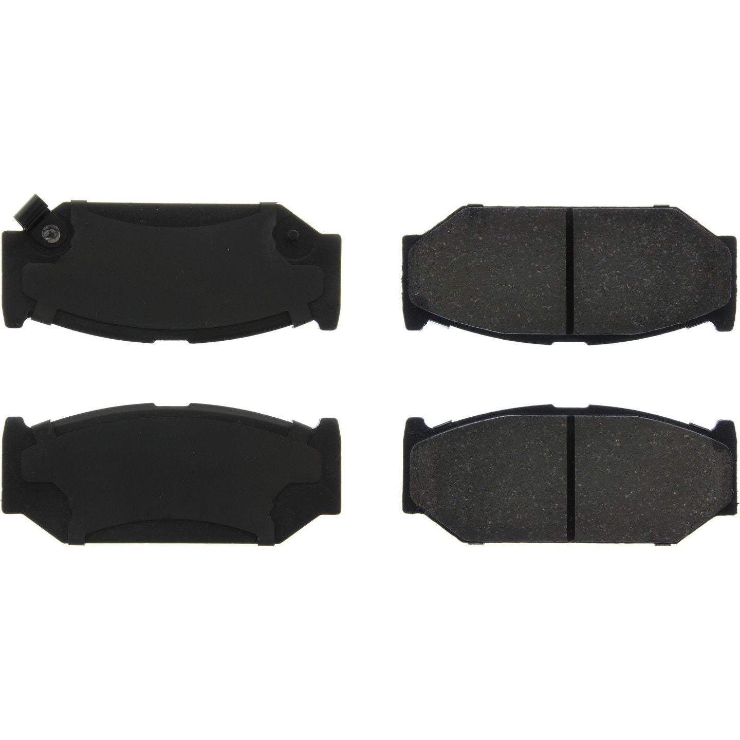 C-Tek Ceramic Brake Pads with Shims  top view frsport 103.16140