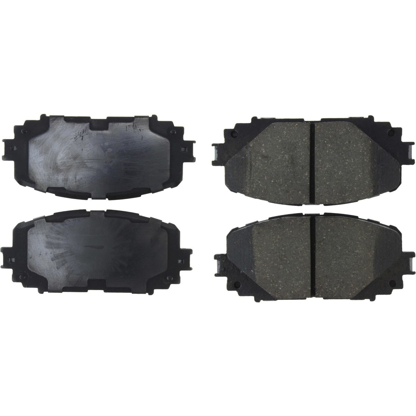 C-Tek Ceramic Brake Pads with Shims  top view frsport 103.16280